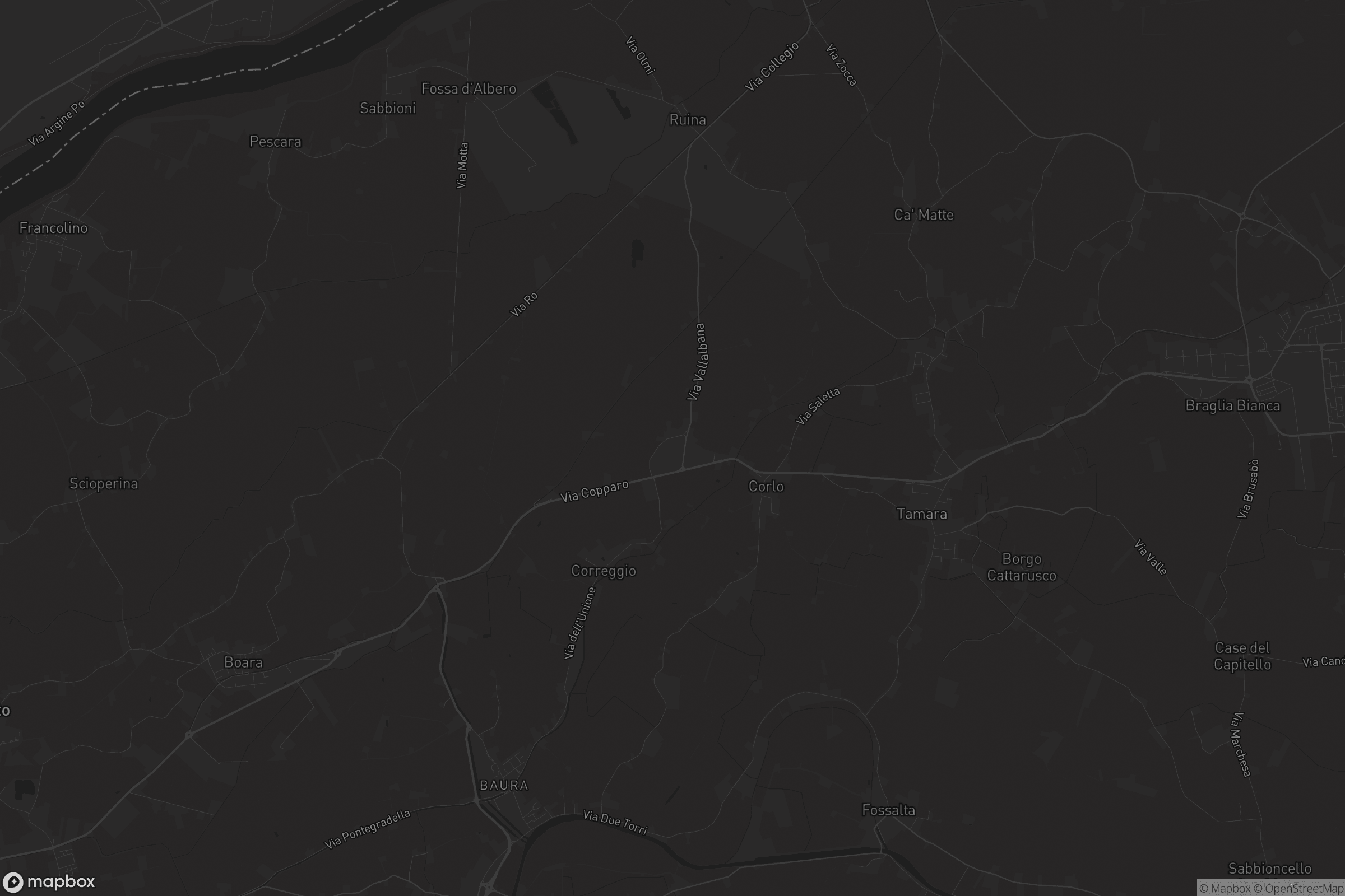 Mappa di Malborghetto di Correggio