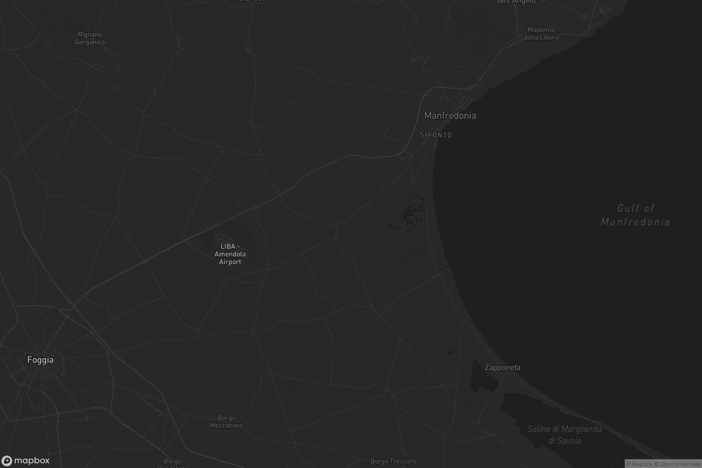 Mappa di Manfredonia