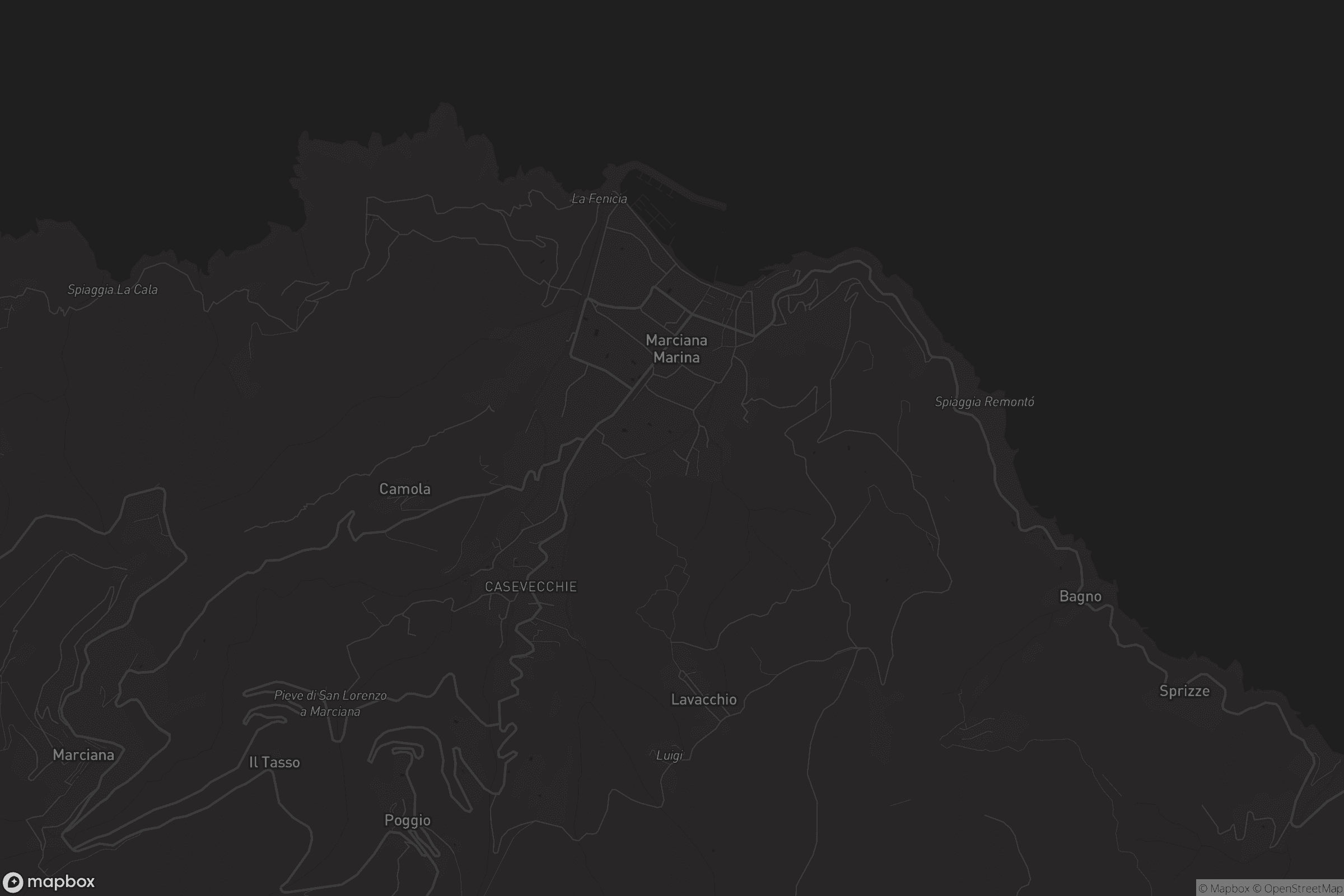 Mappa di Marciana Marina