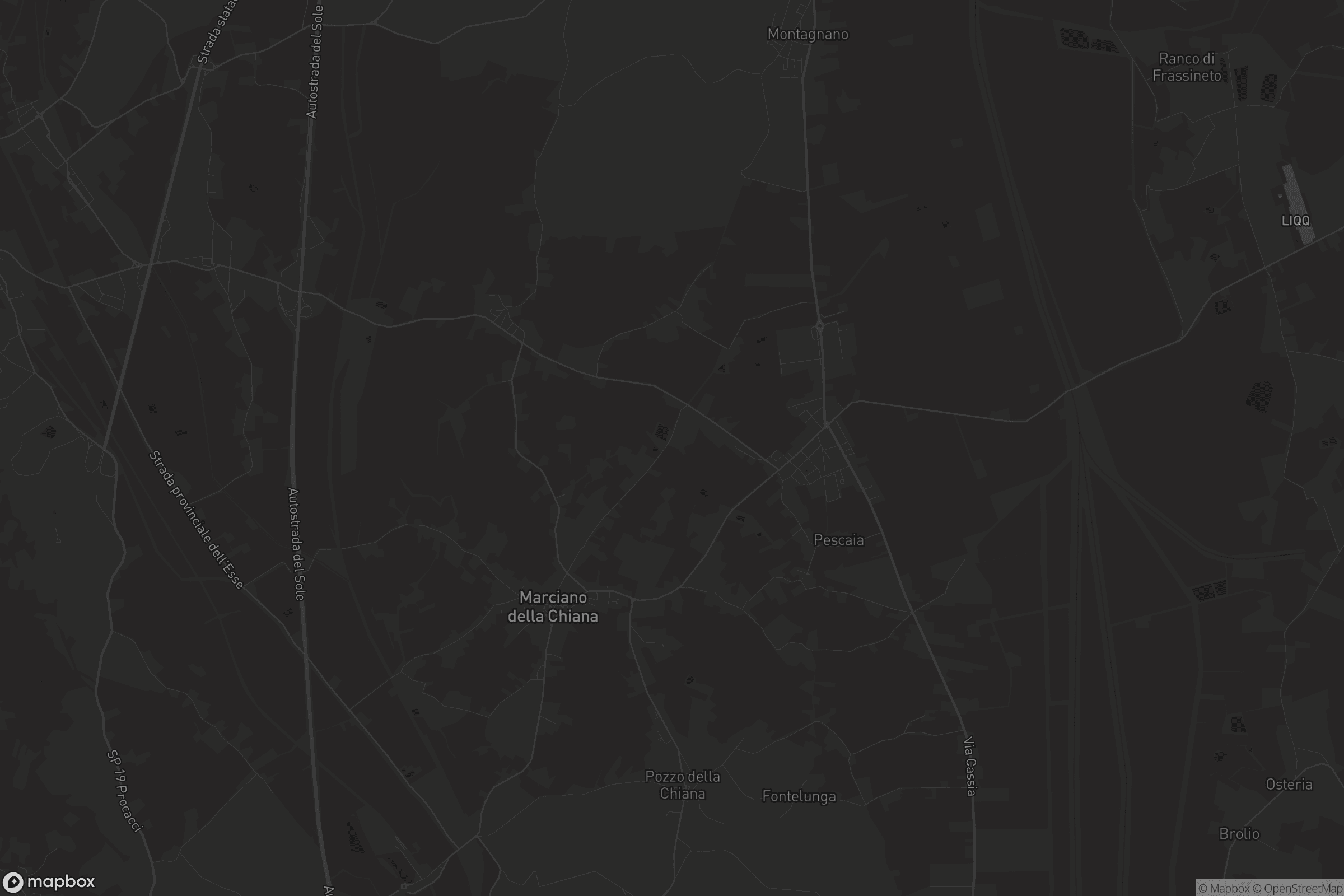 Mappa di Marciano della Chiana