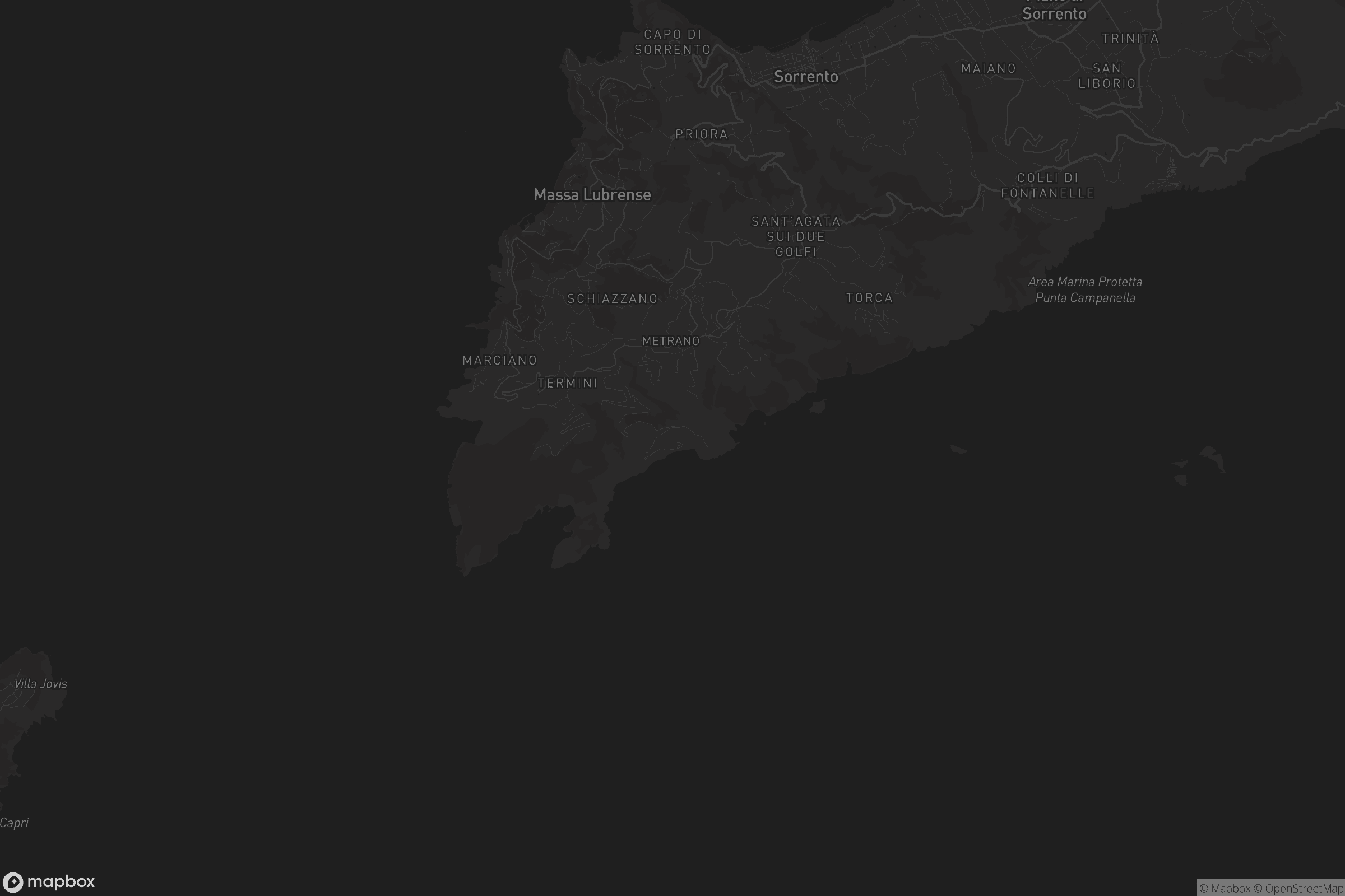 Mappa di Marina del Cantone