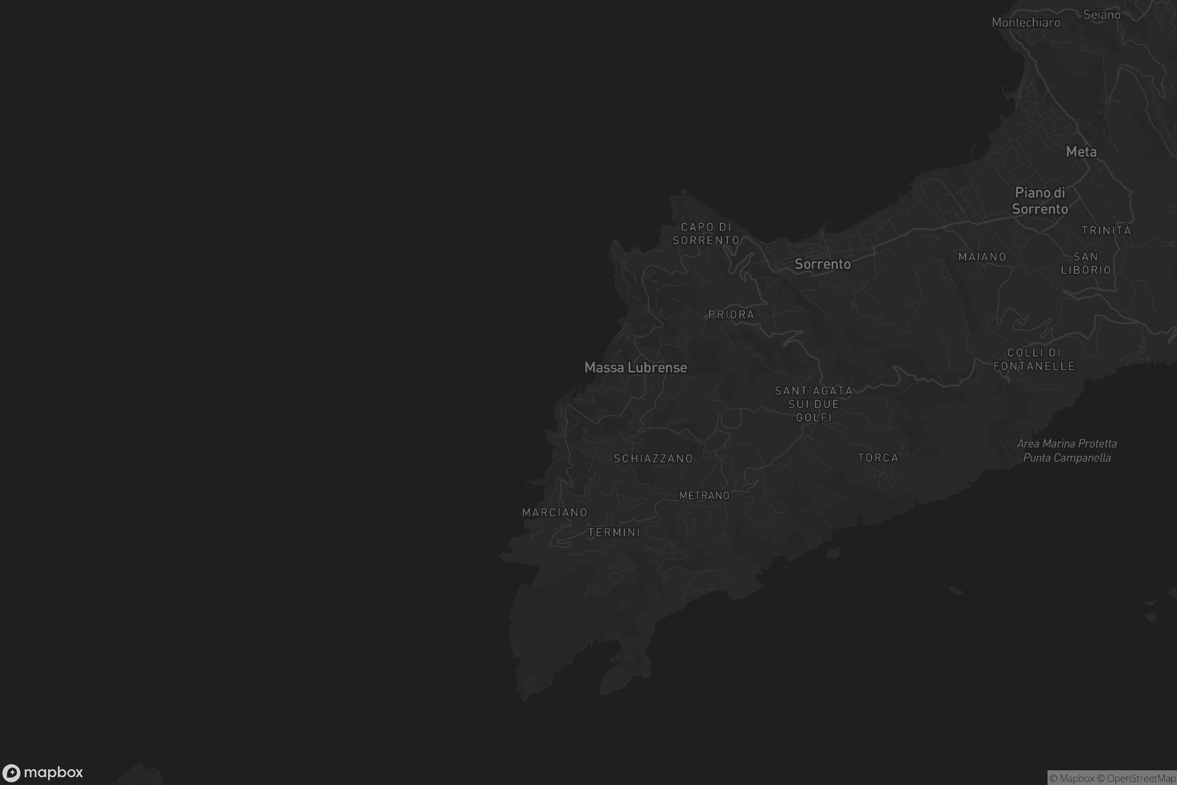 Mappa di Marina della Lobra