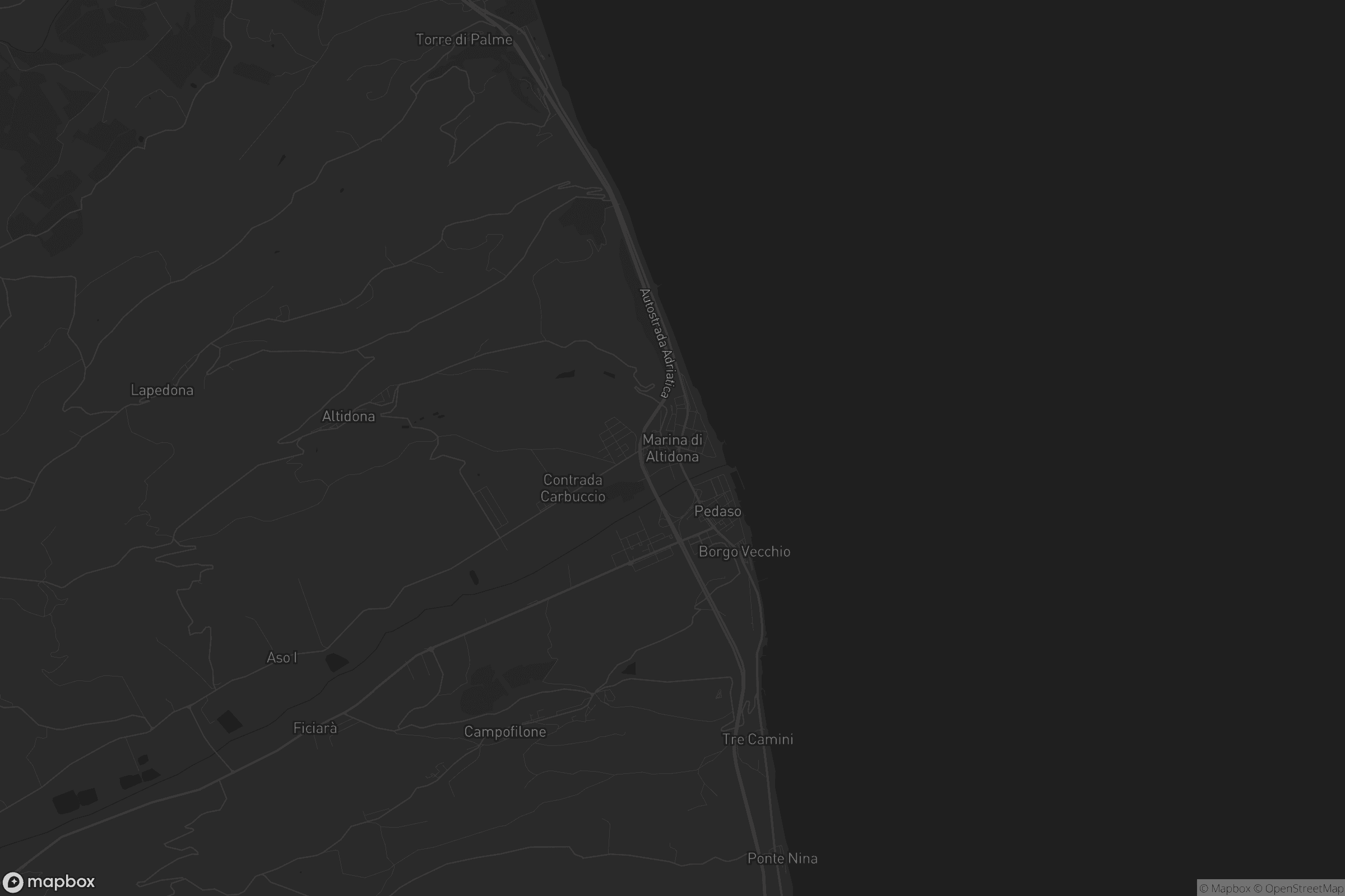 Mappa di Marina di Altidona