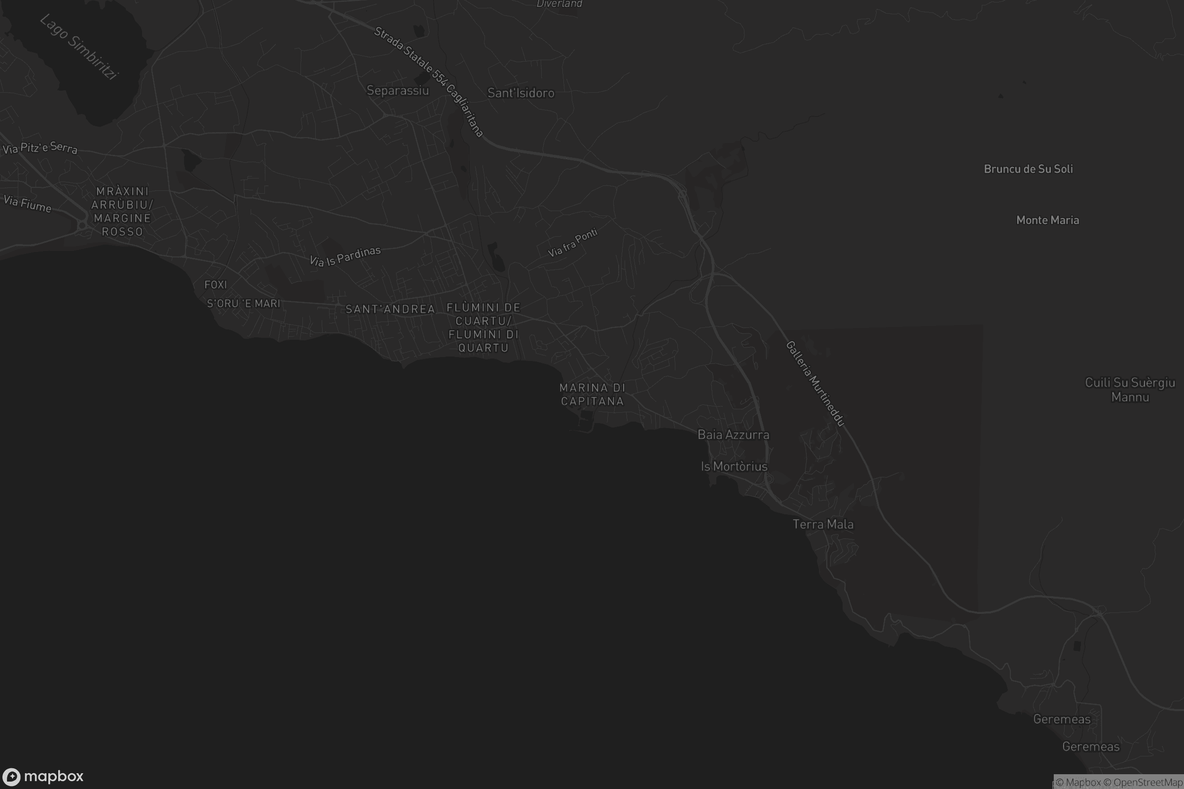 Mappa di Marina di Capitana