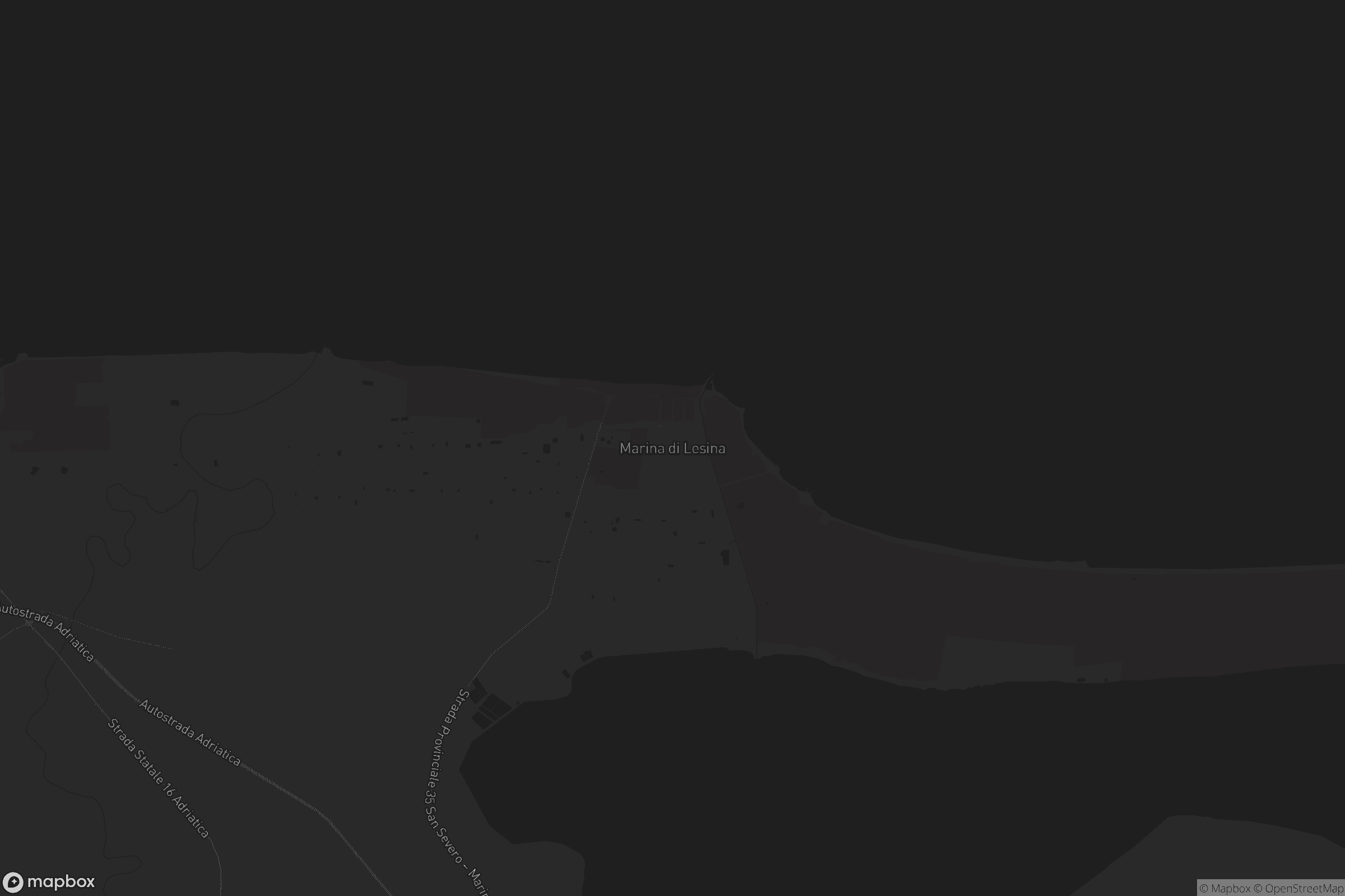 Mappa di Marina di Lesina