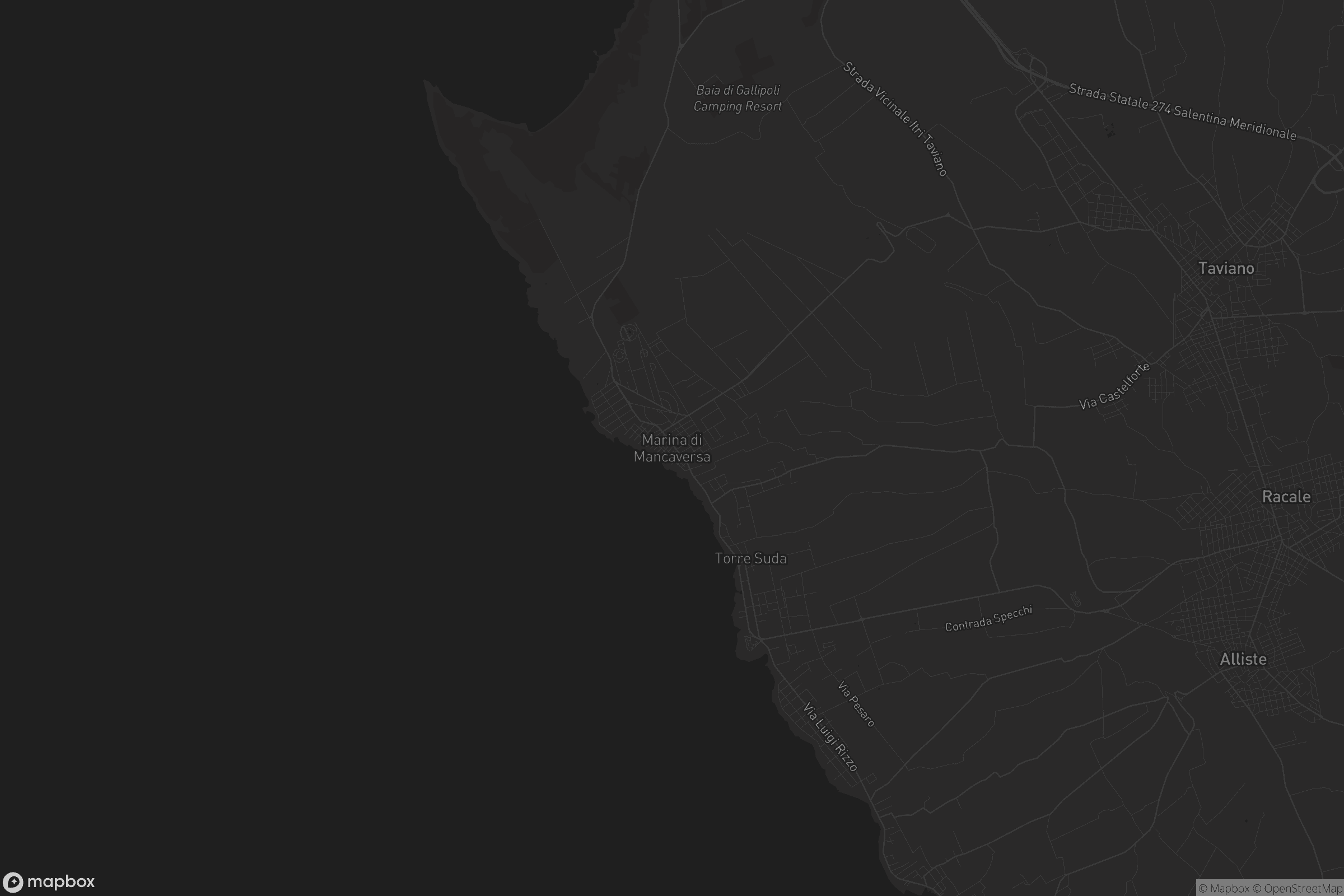 Mappa di Marina di Mancaversa