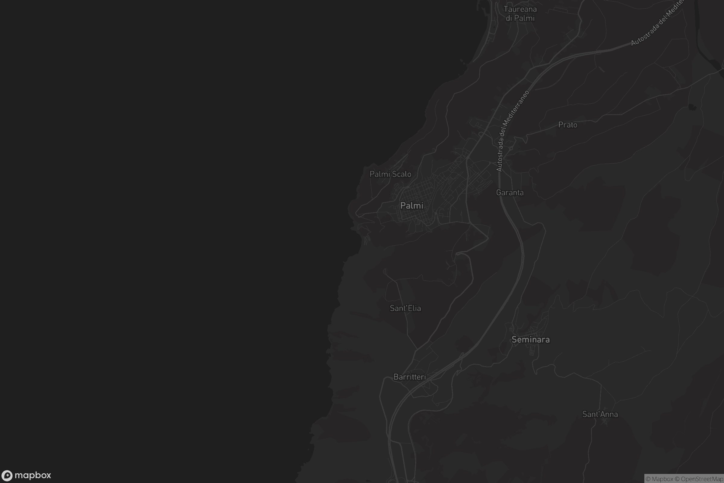 Mappa di Marina di Palmi