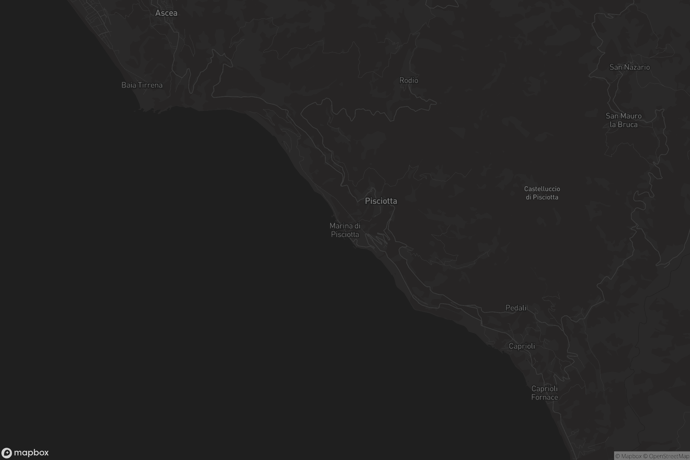 Mappa di Marina di Pisciotta