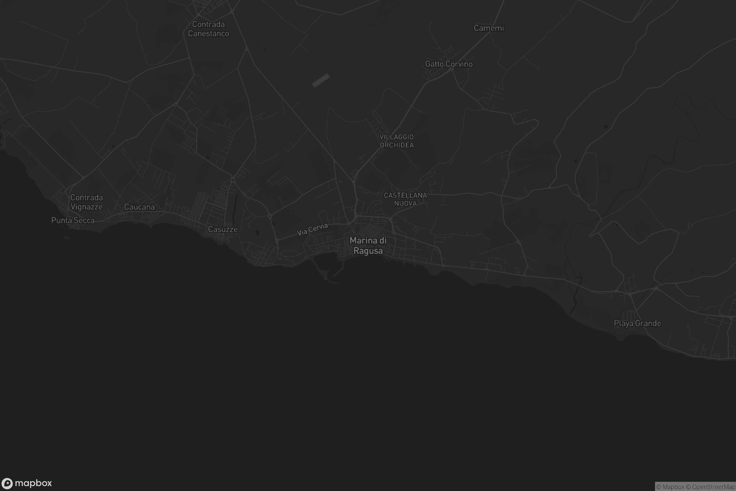 Mappa di Marina di Ragusa