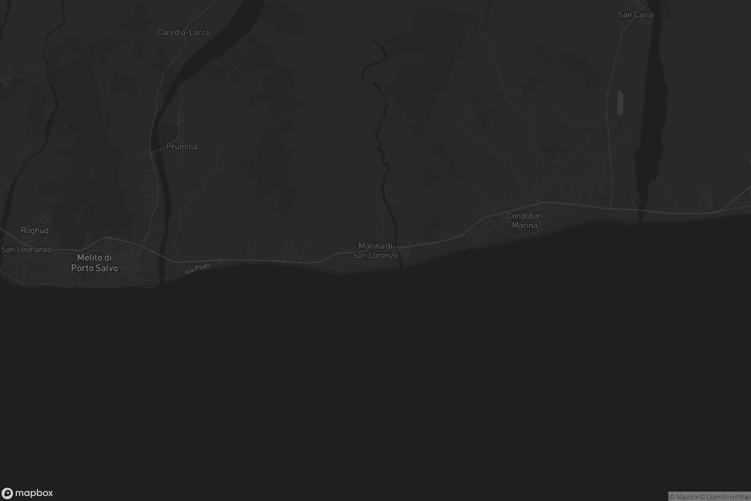 Mappa di Marina di San Lorenzo