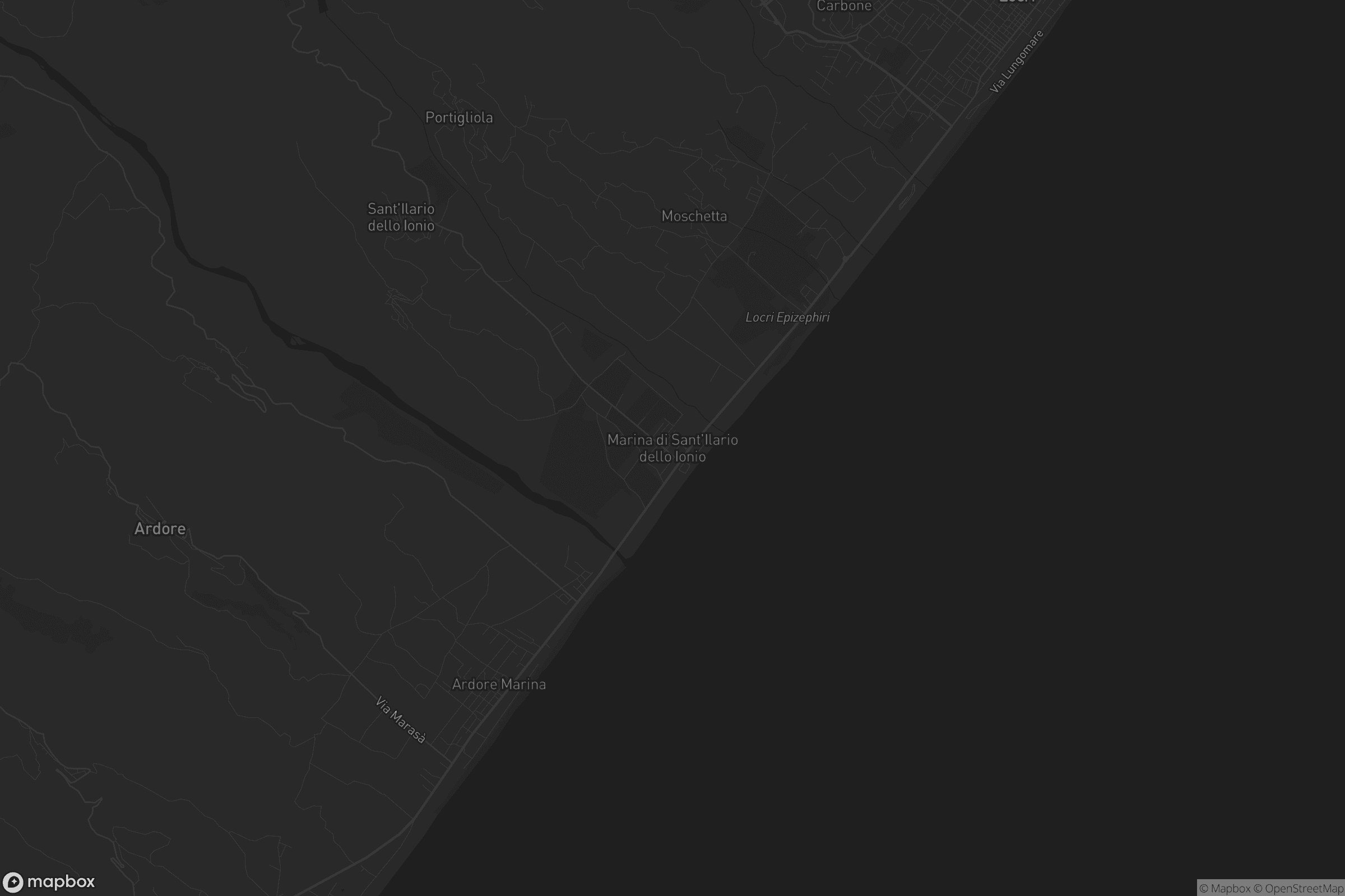 Mappa di Marina di Sant'Ilario dello Ionio