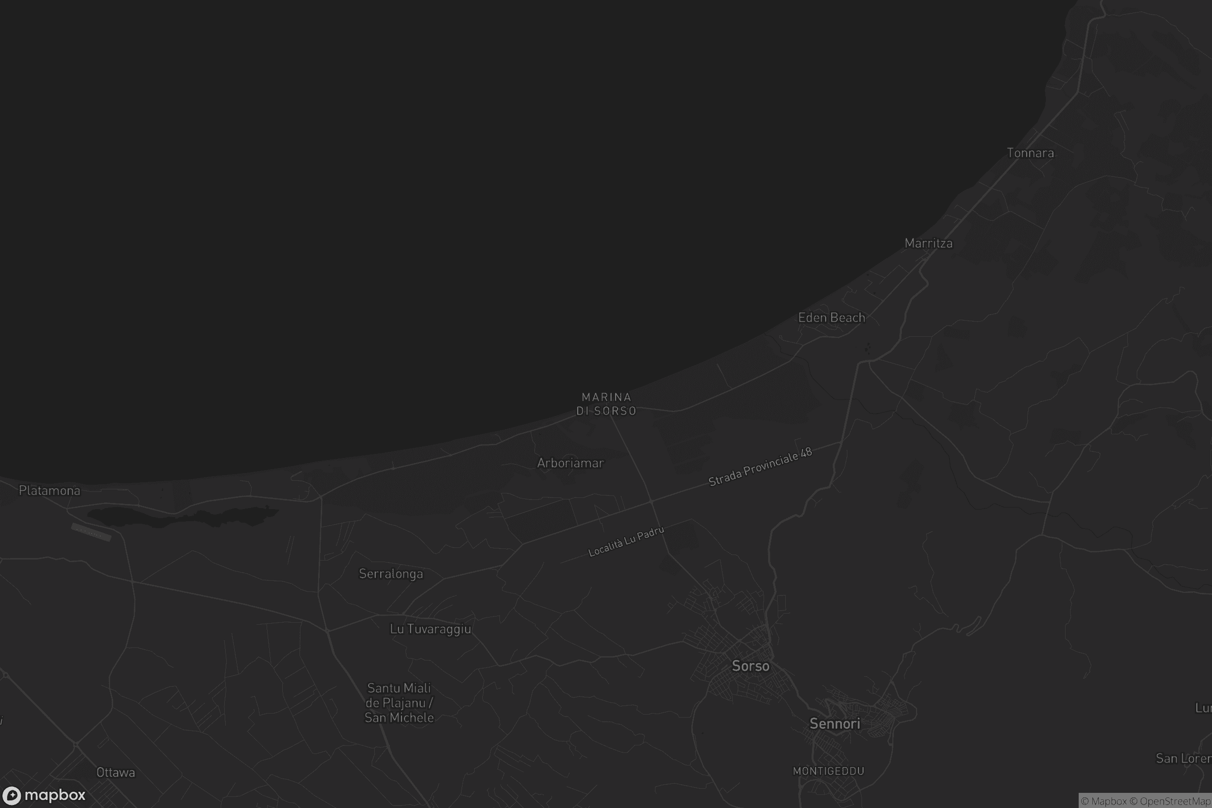 Mappa di Marina di Sorso