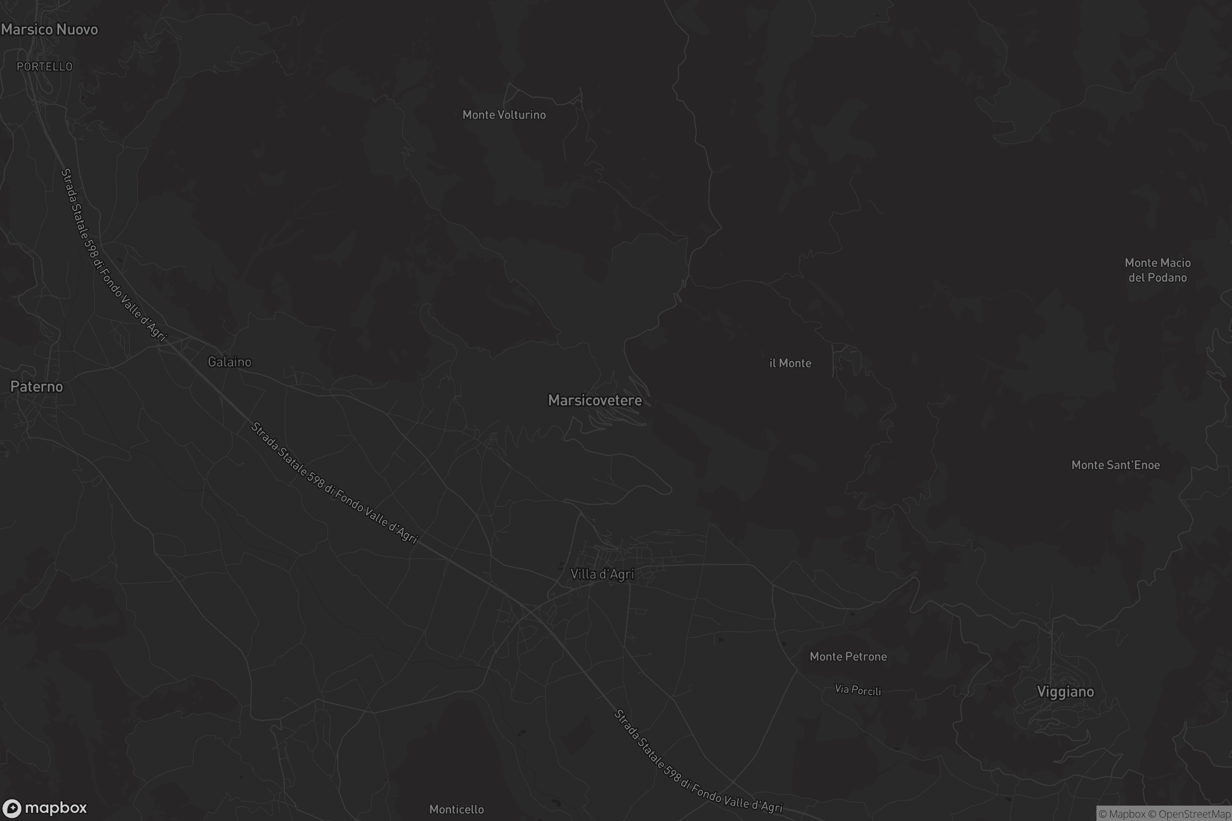 Mappa di Marsicovetere