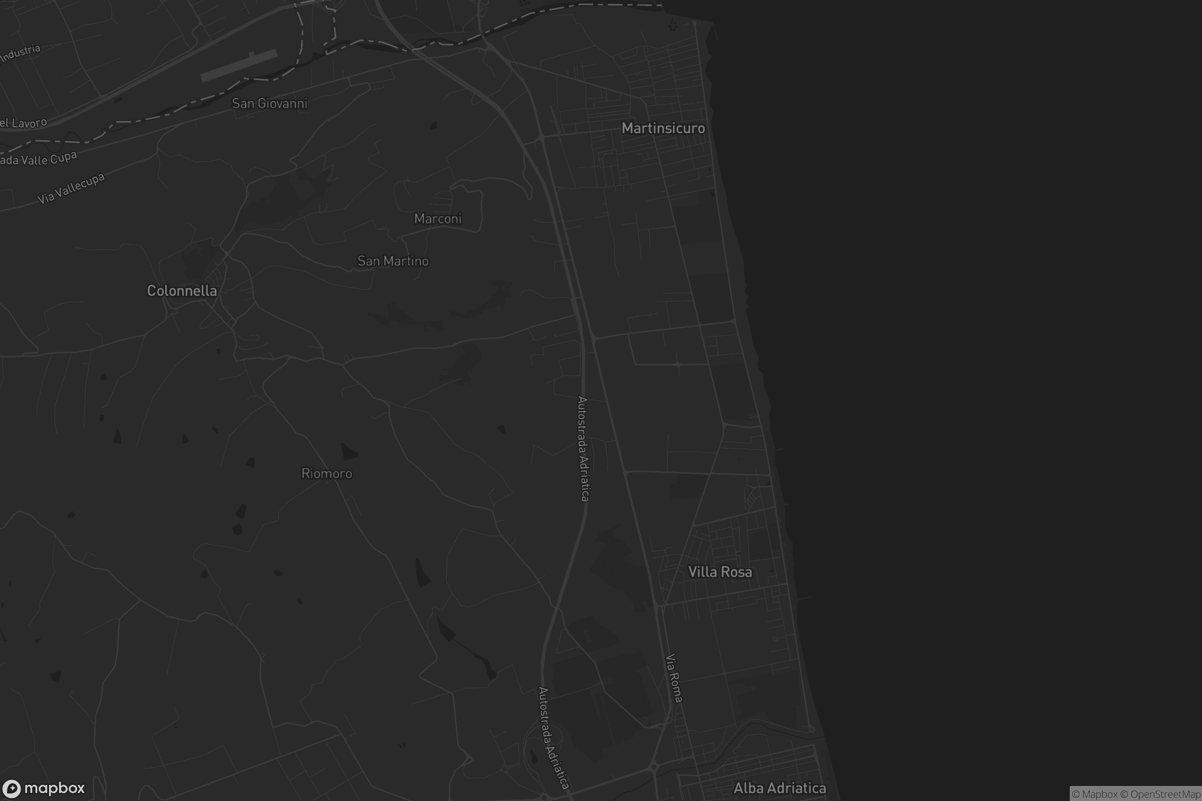 Mappa di Martinsicuro