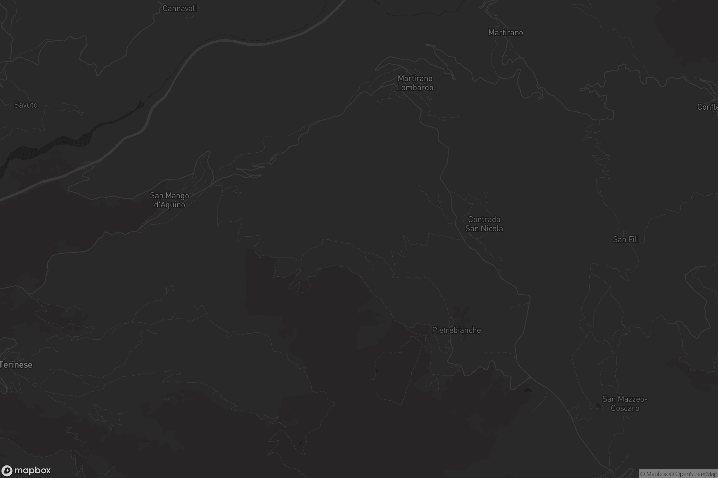 Mappa di Martirano Lombardo