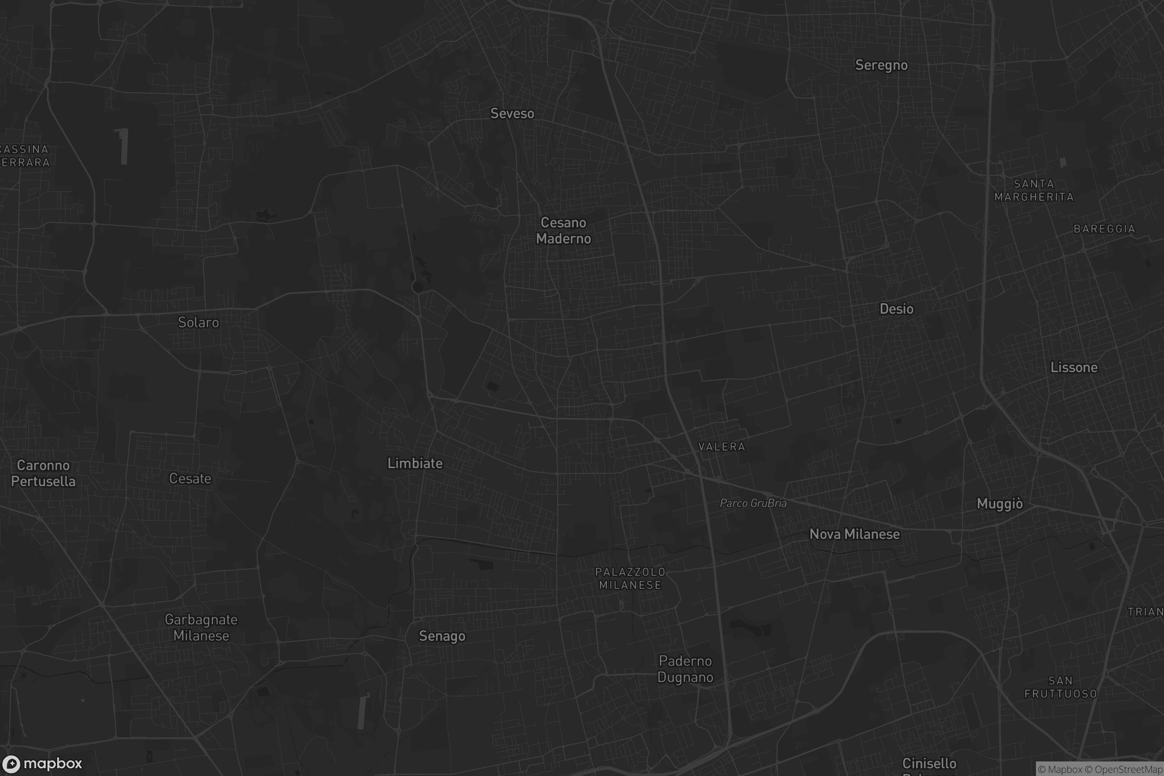 Mappa di Masciago Milanese