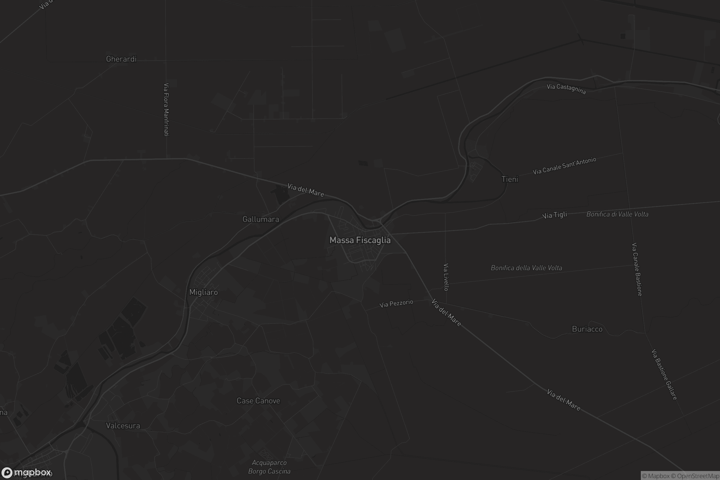 Mappa di Massa Fiscaglia