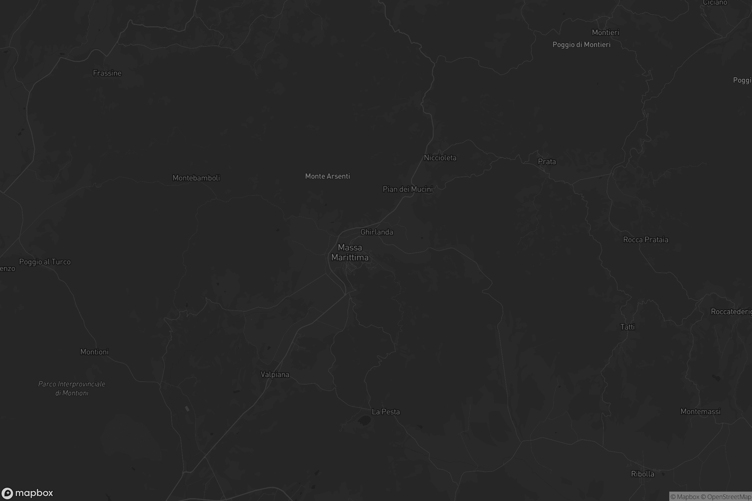 Mappa di Massa Marittima