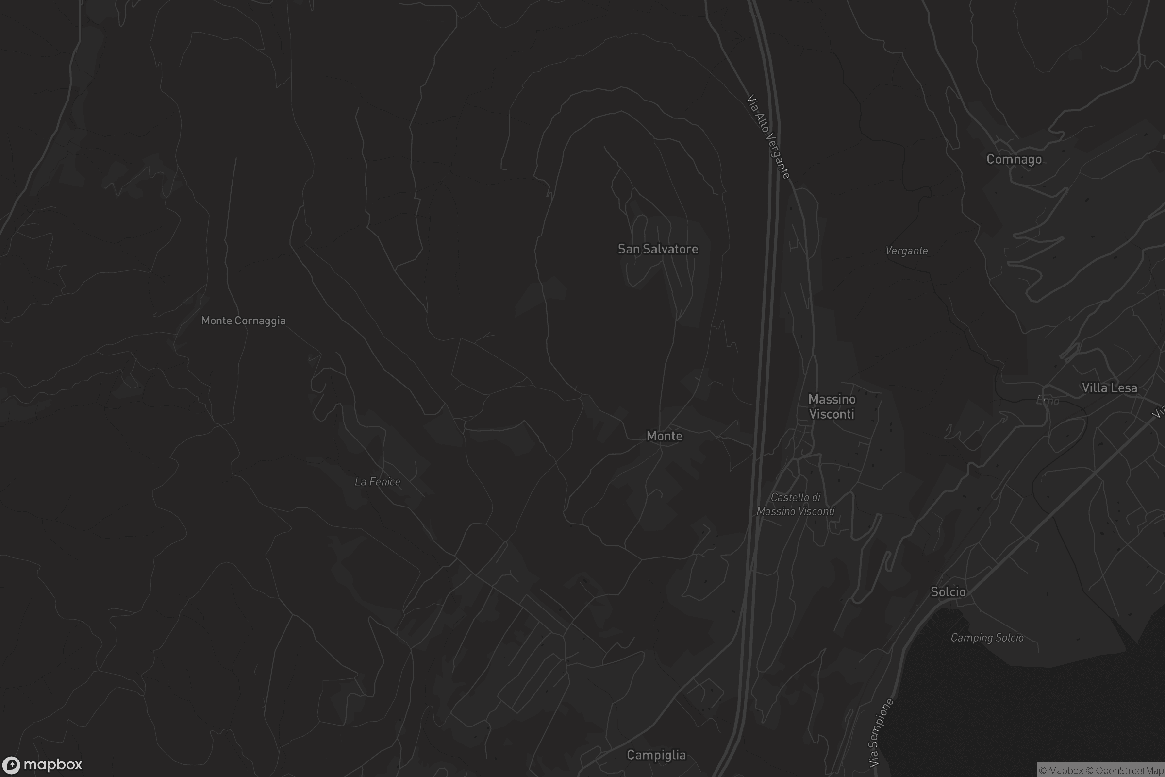 Mappa di Massino Visconti