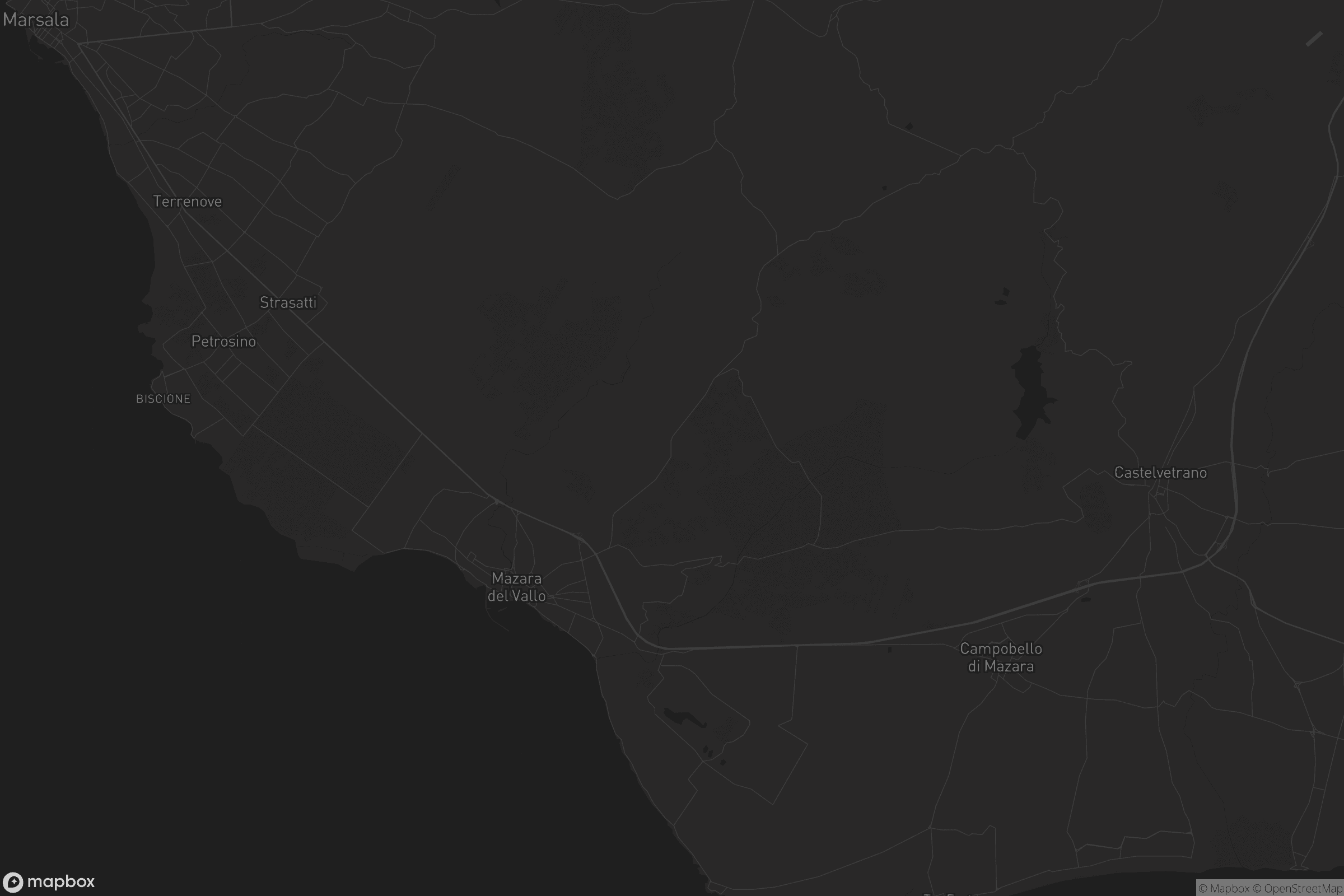 Mappa di Mazara del Vallo