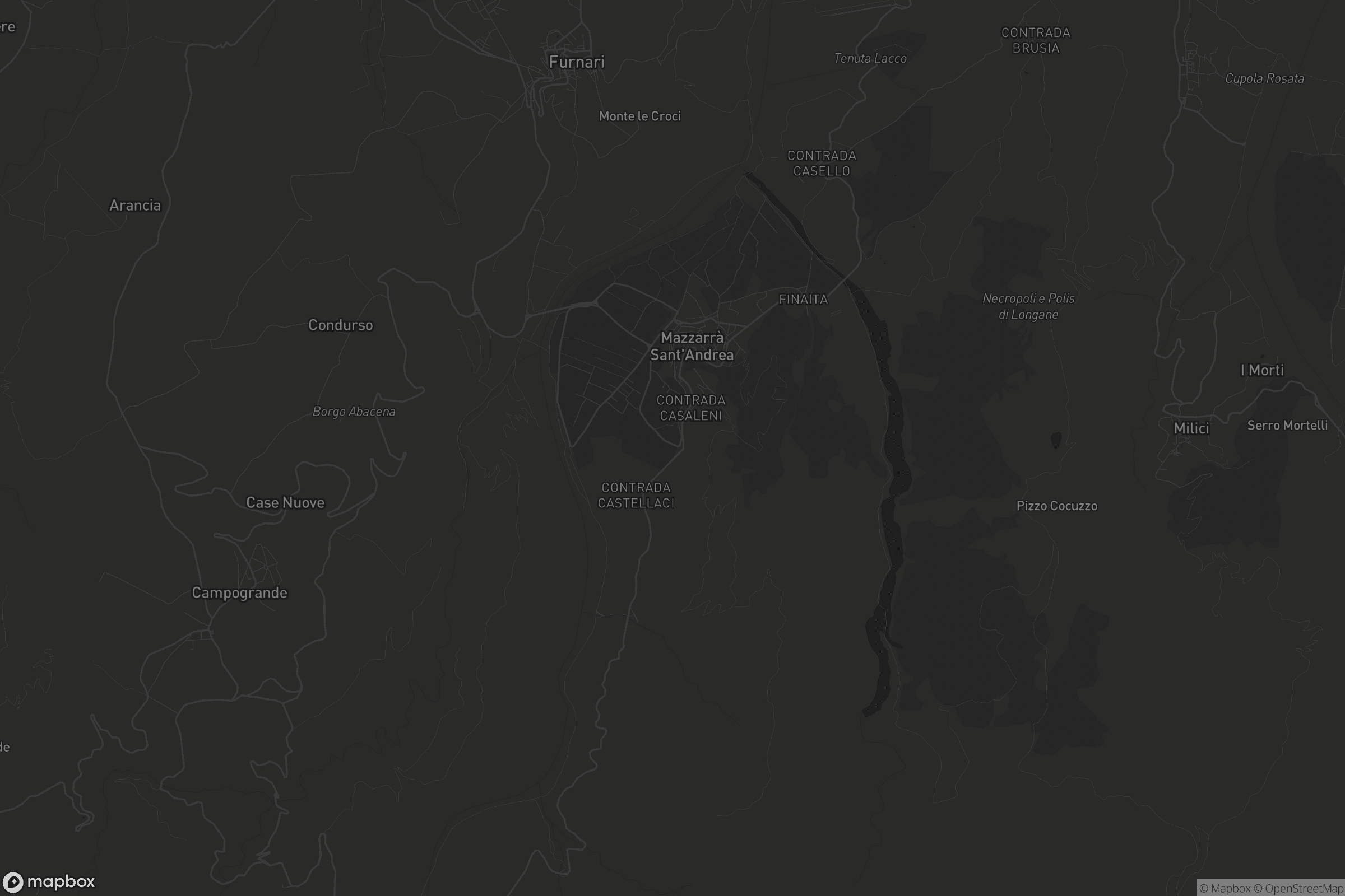 Mappa di Mazzarrà Sant'Andrea