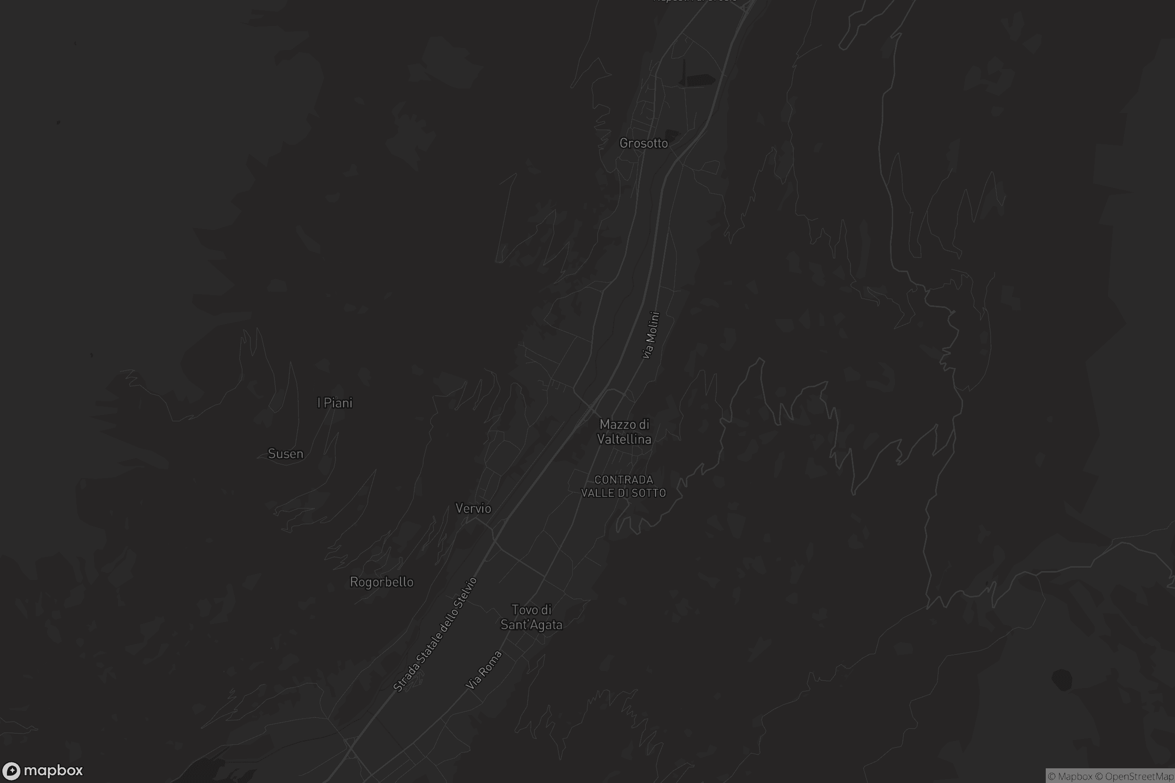 Mappa di Mazzo di Valtellina