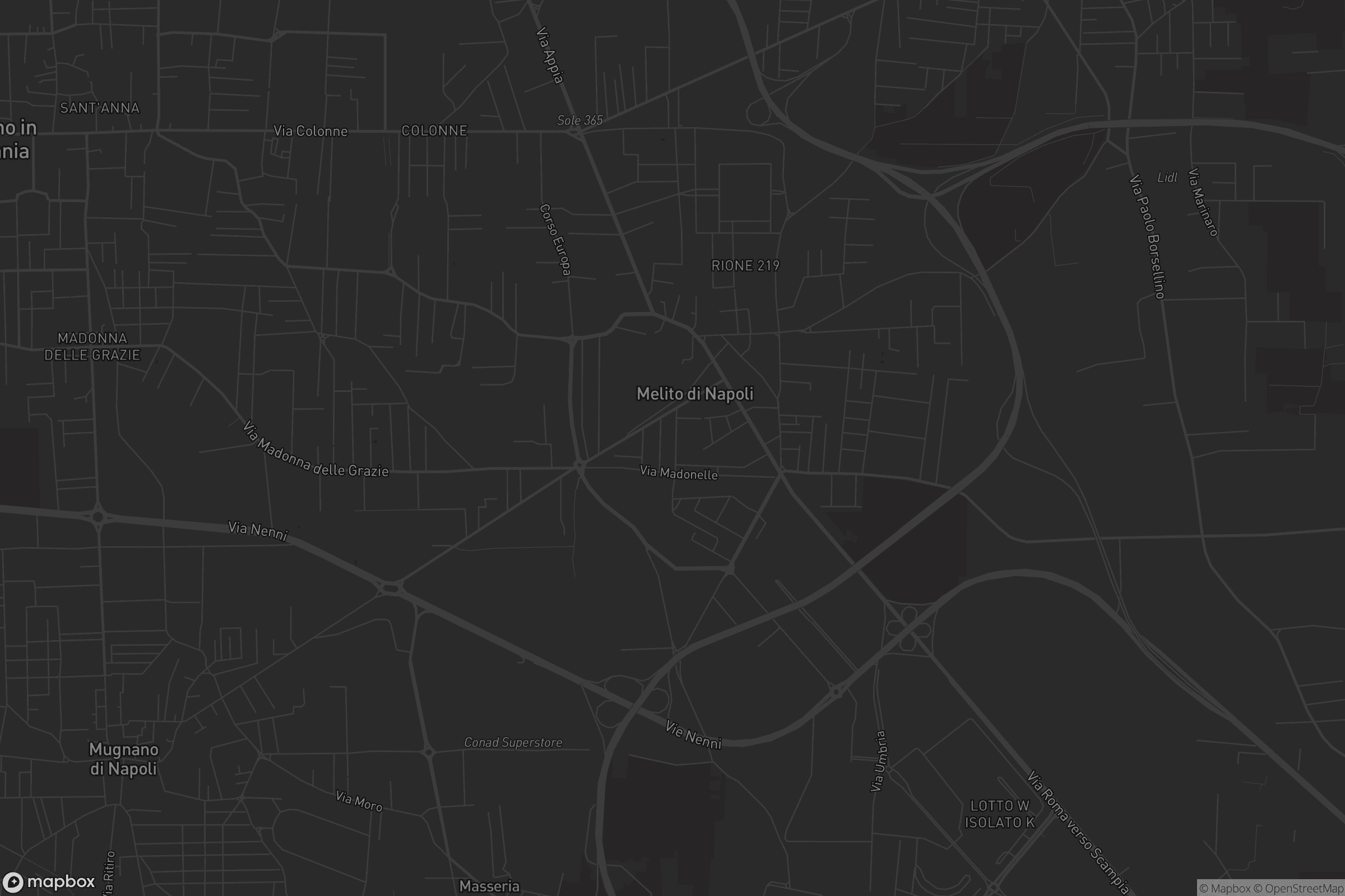 Mappa di Melito di Napoli