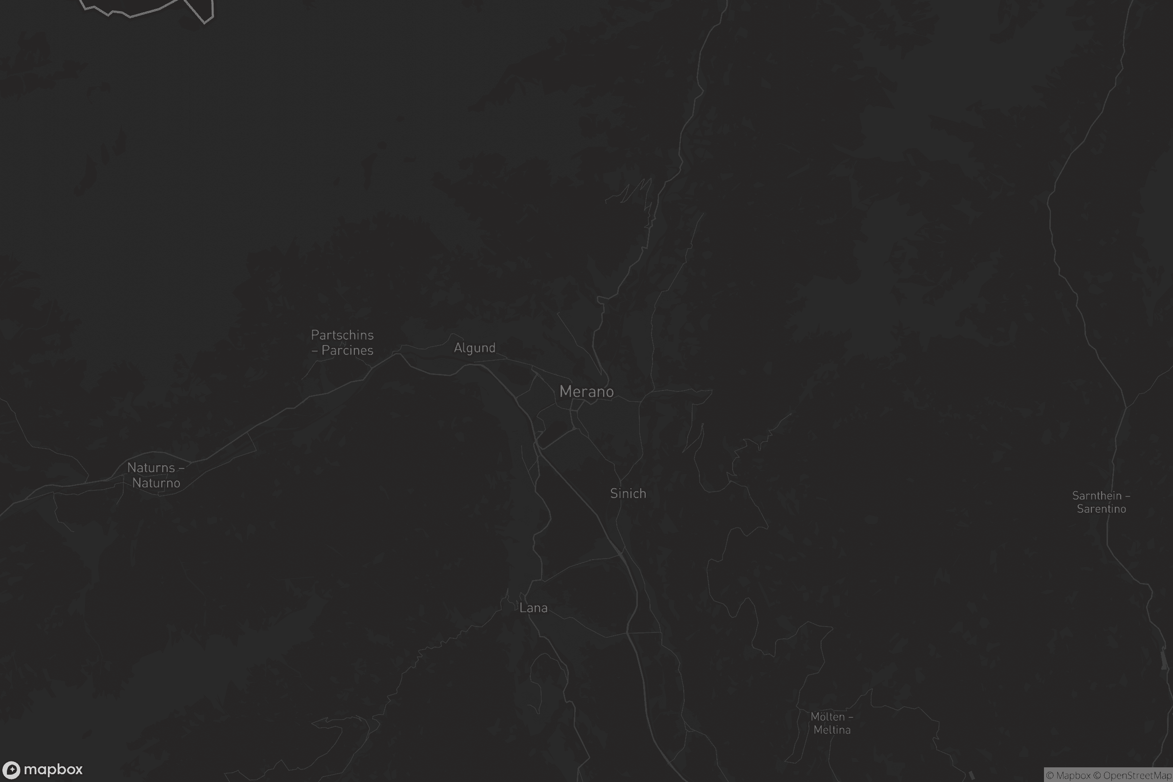 Mappa di Merano - Meran