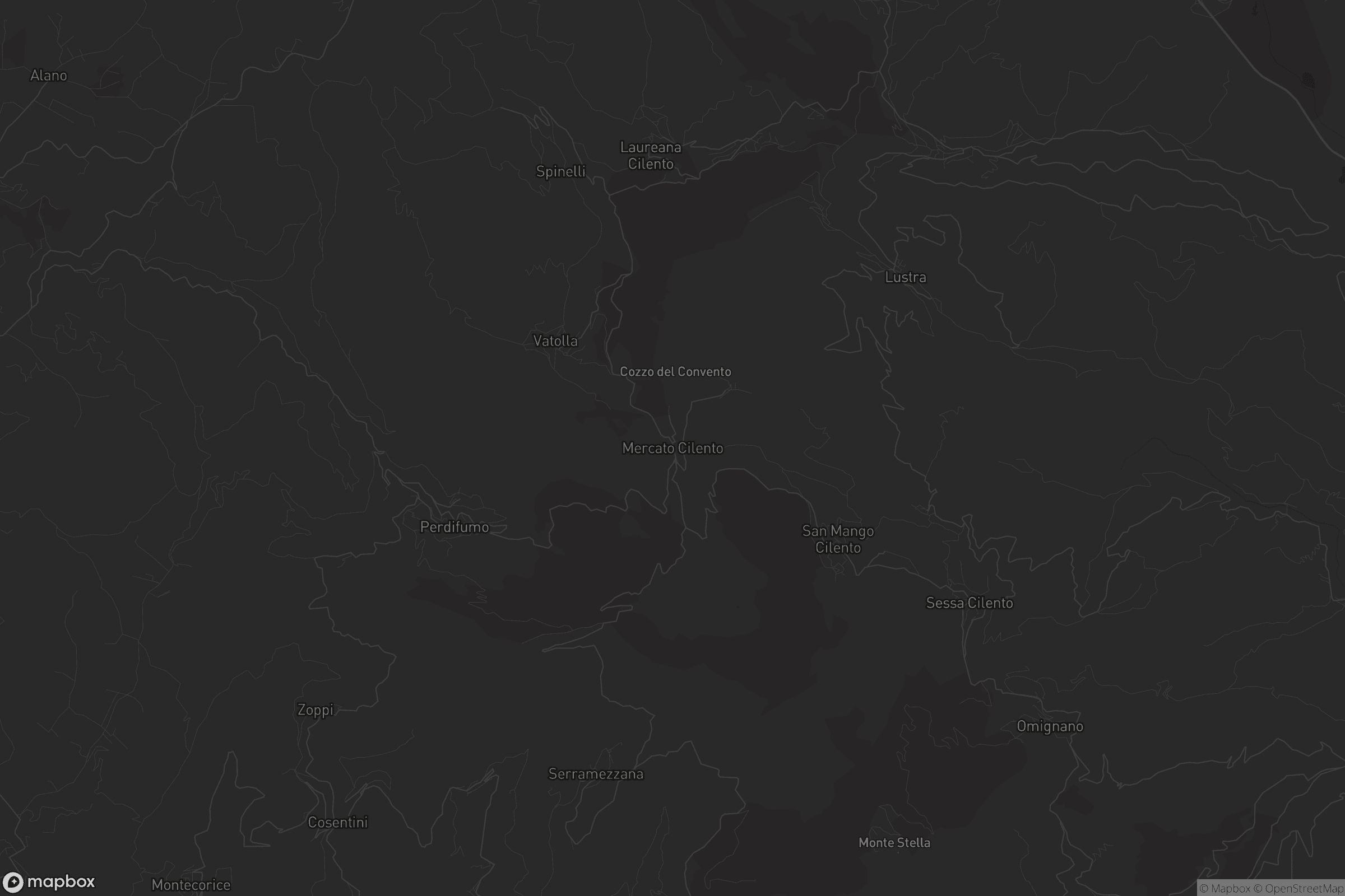 Mappa di Mercato Cilento