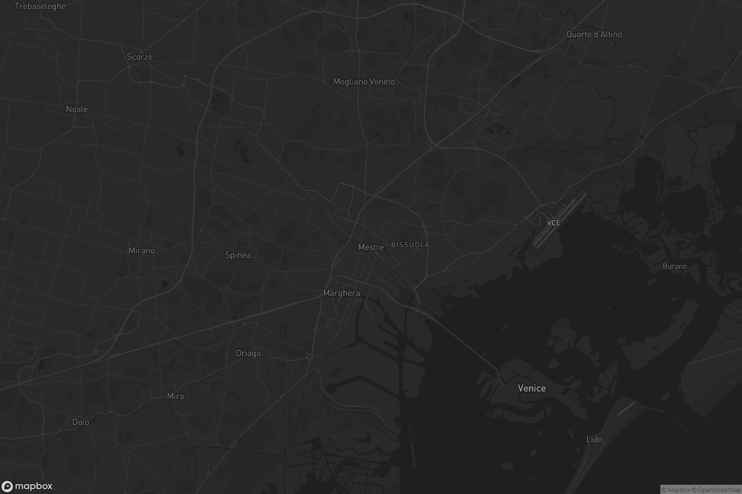 Mappa di Mestre