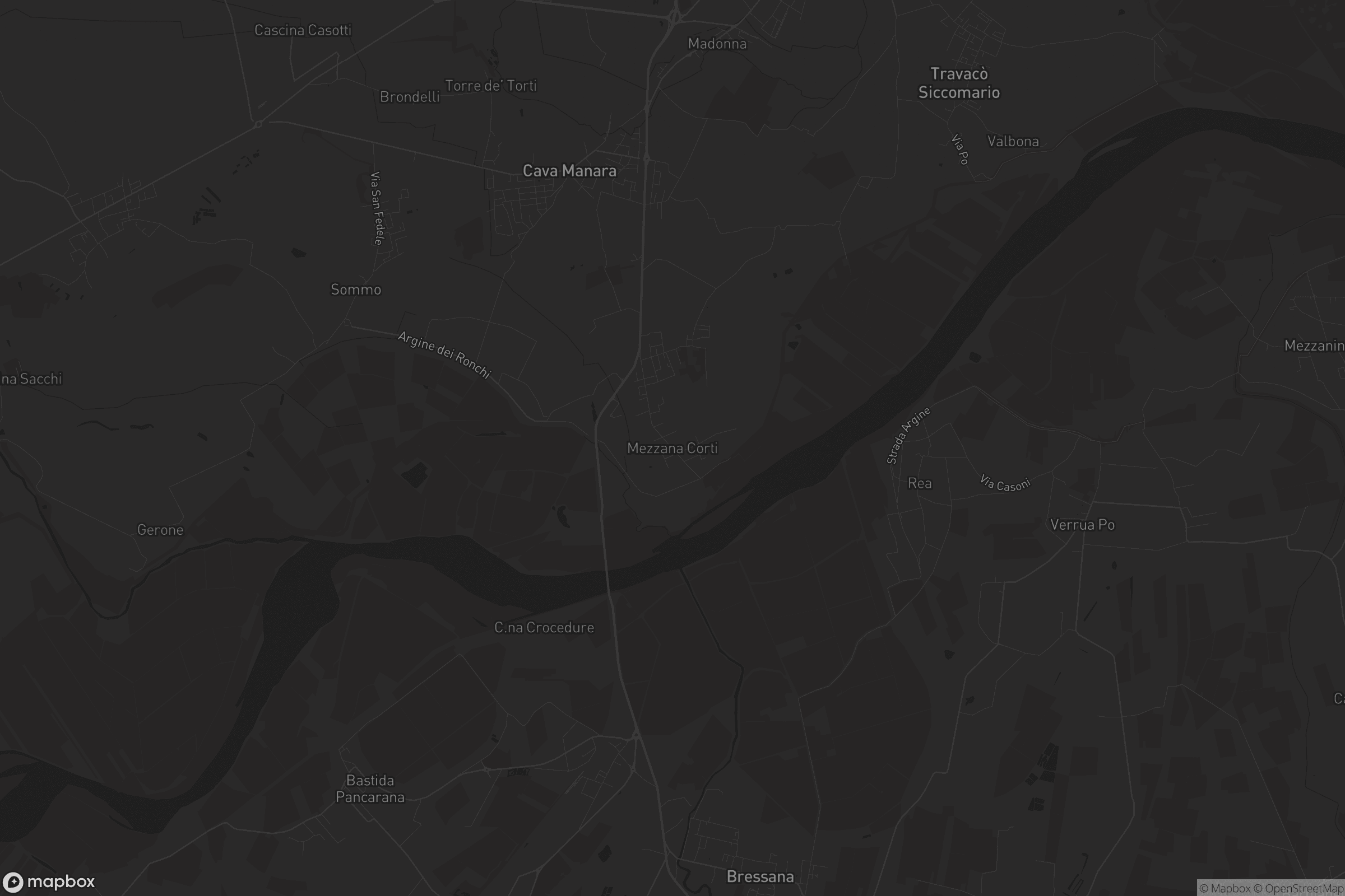 Mappa di Mezzana Corti