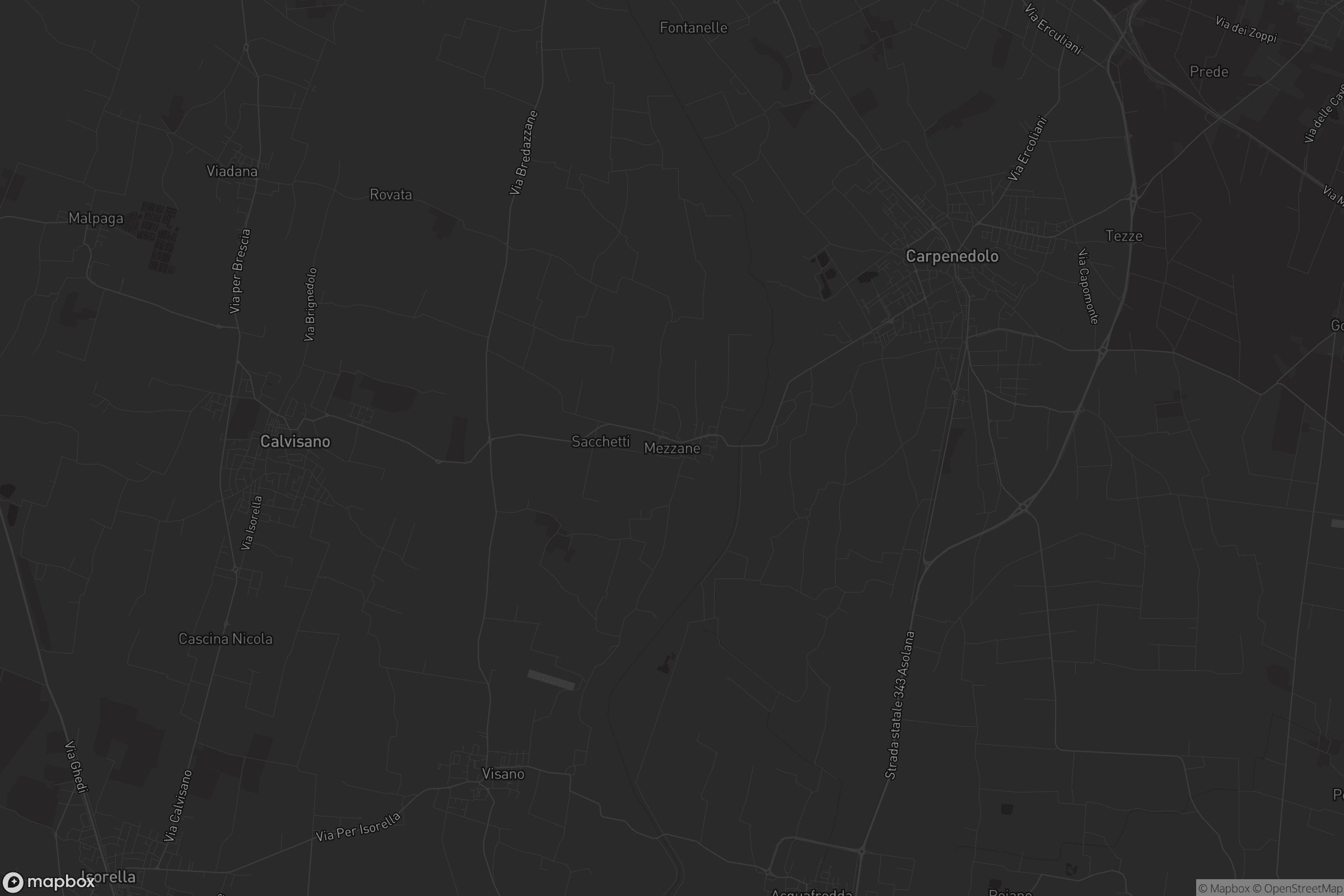 Mappa di Mezzane di Calvisano