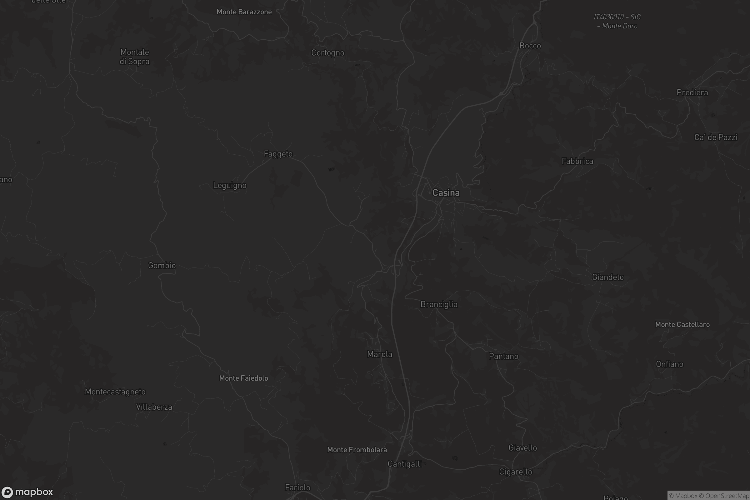 Mappa di Migliara - Boastra