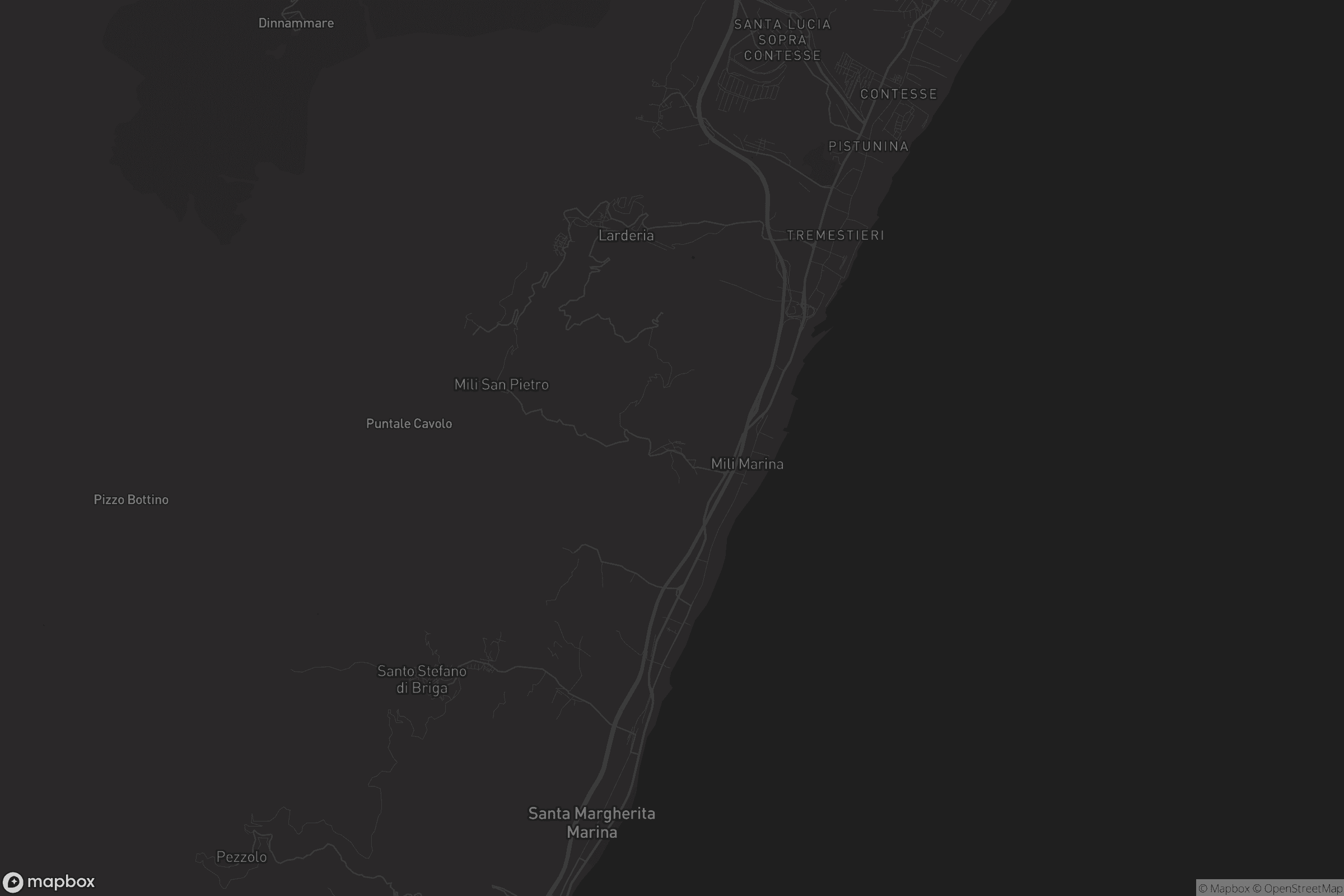 Mappa di Mili San Marco