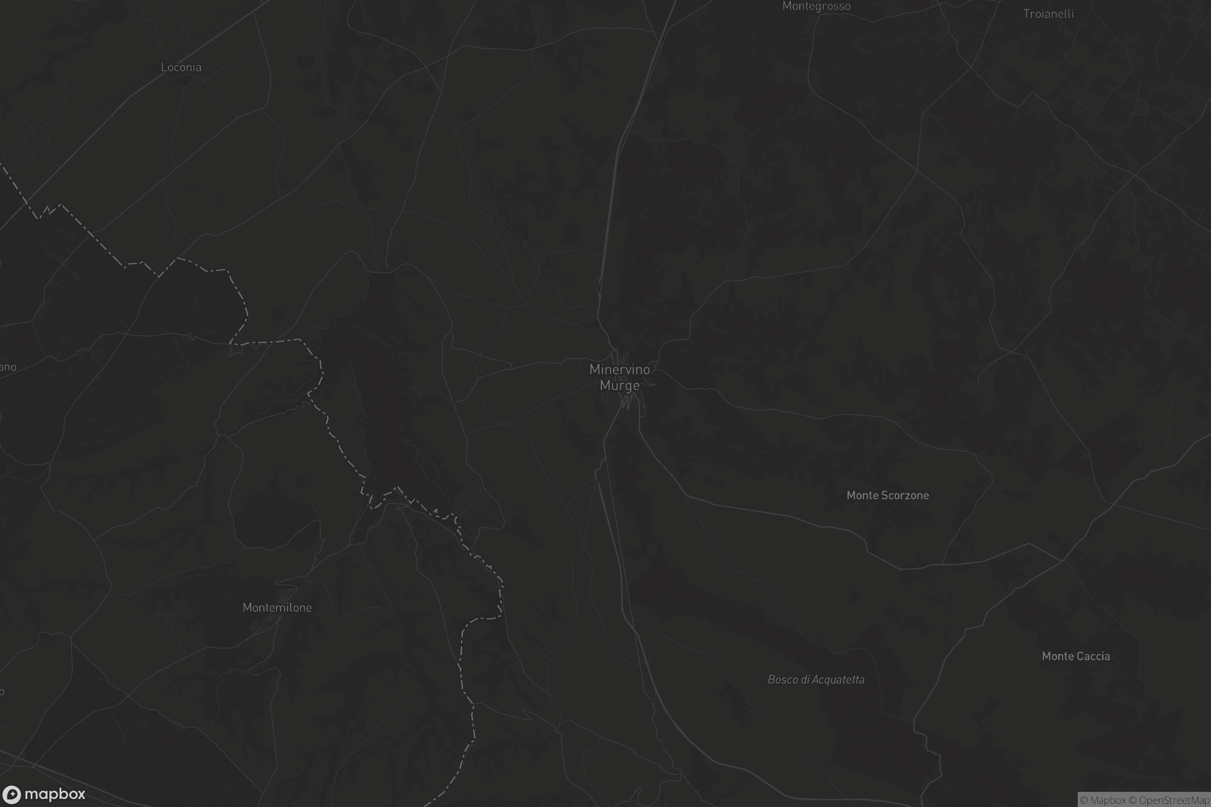 Mappa di Minervino Murge