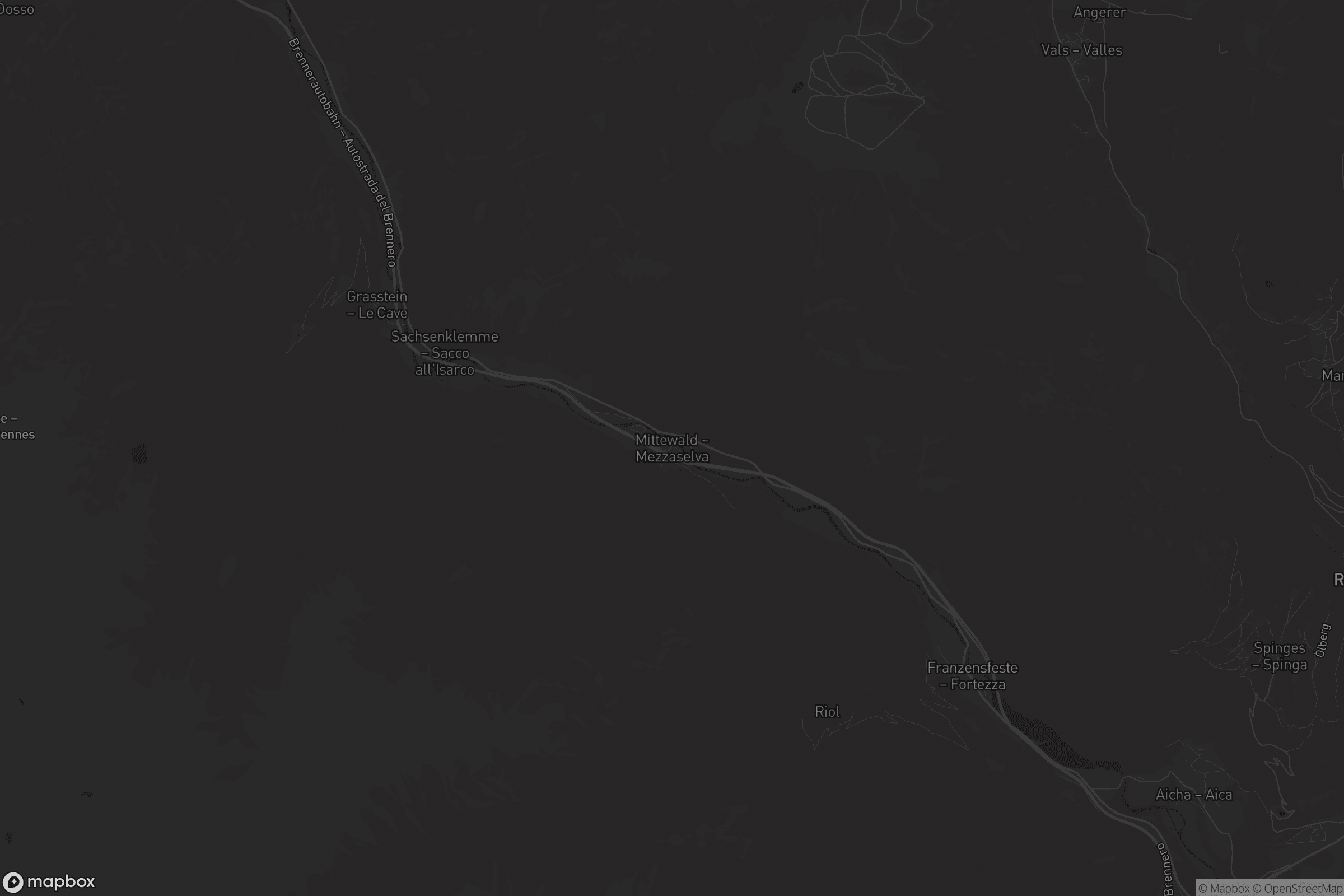 Mappa di Mittewald - Mezzaselva