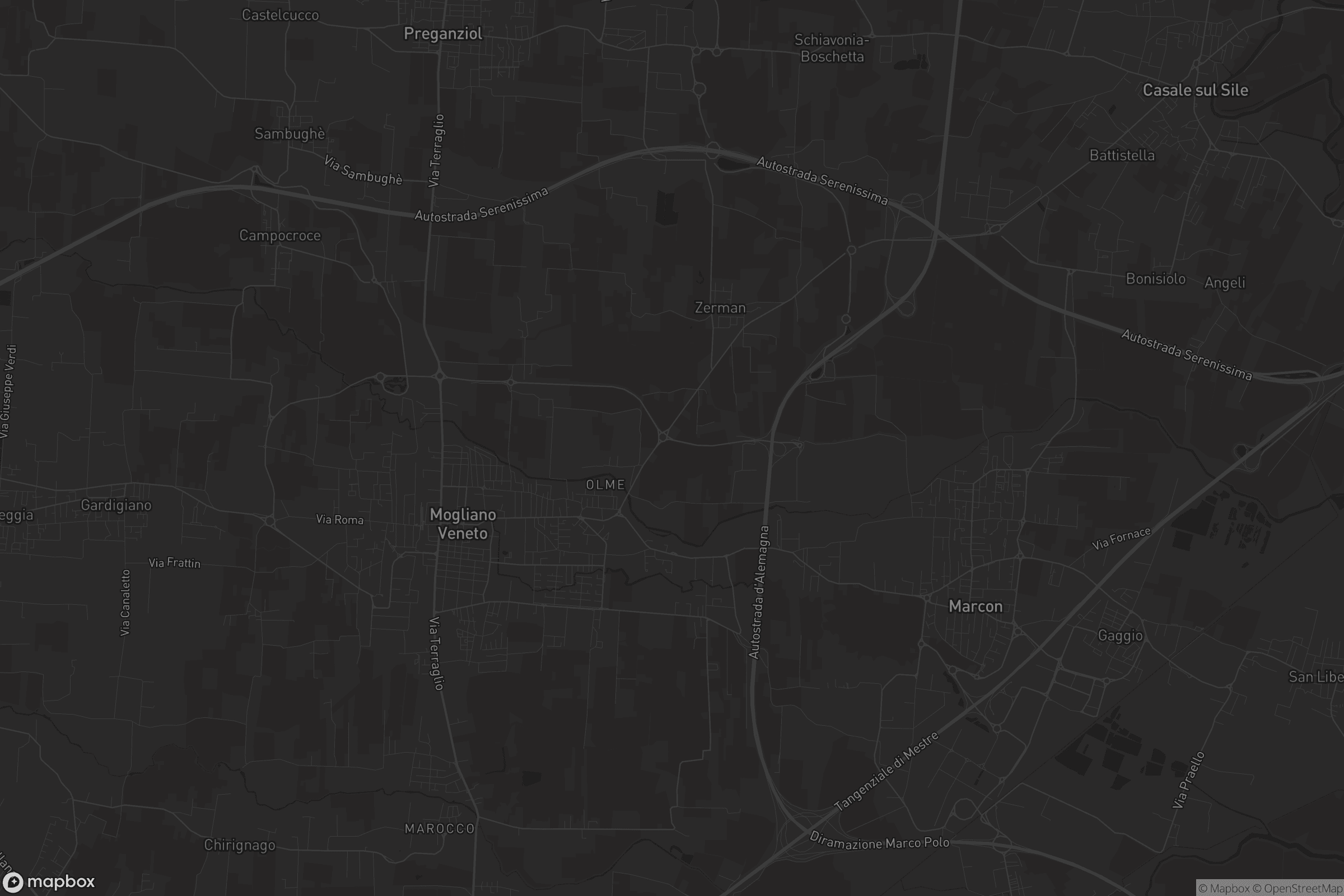 Mappa di Mogliano Veneto