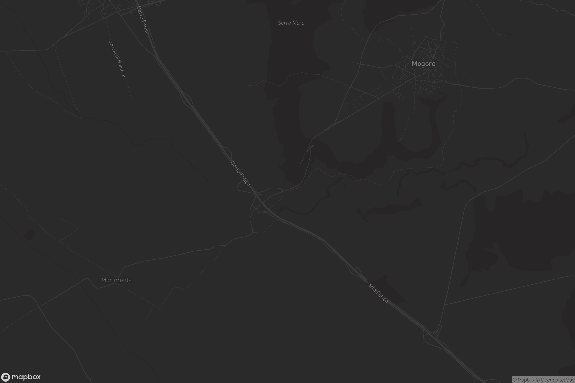 Mappa di Mòguru/Mogoro