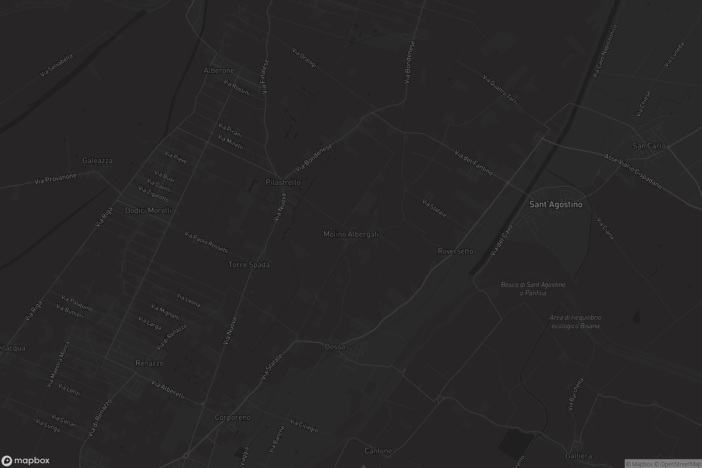 Mappa di Molino Albergati