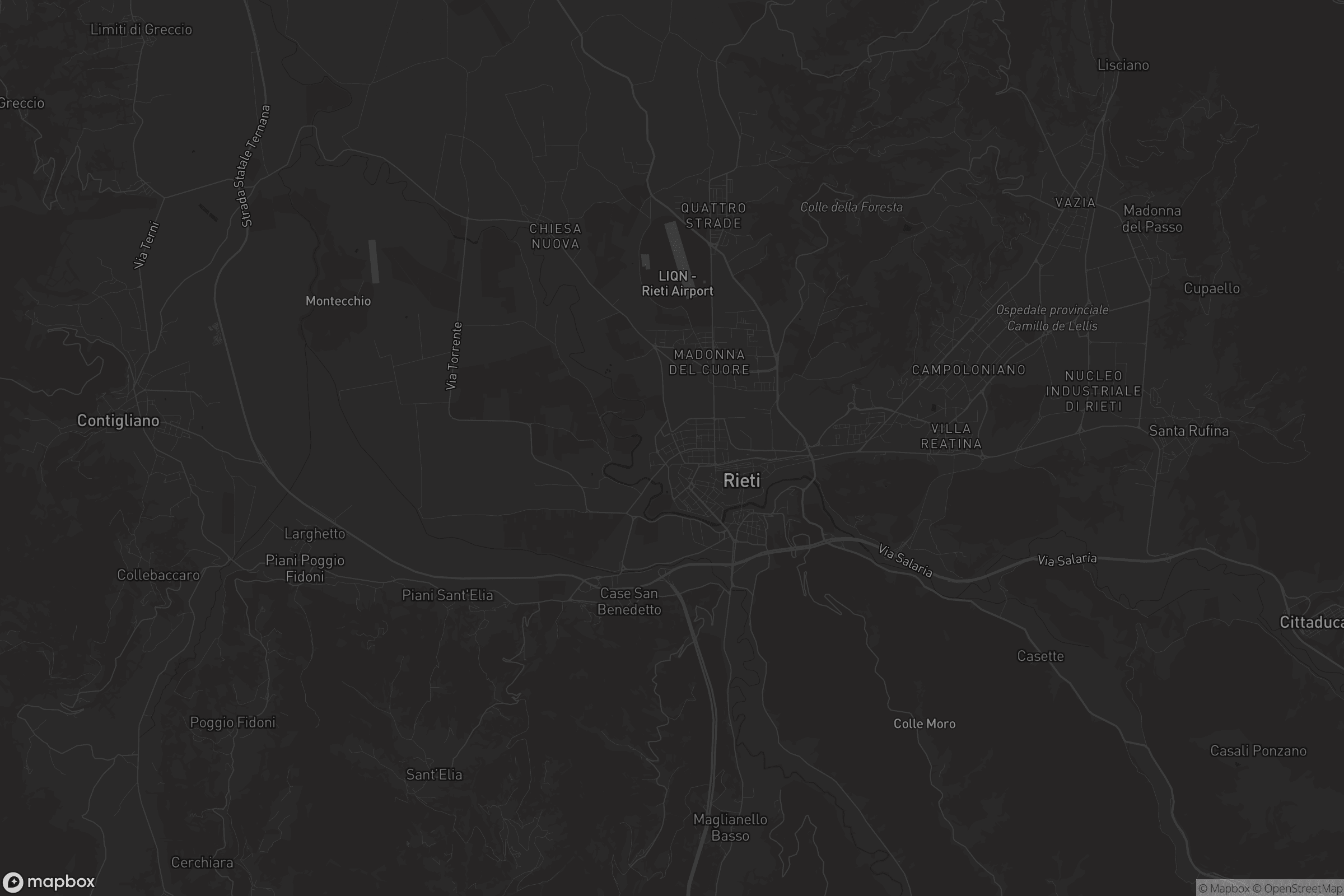 Mappa di Molino della Salce