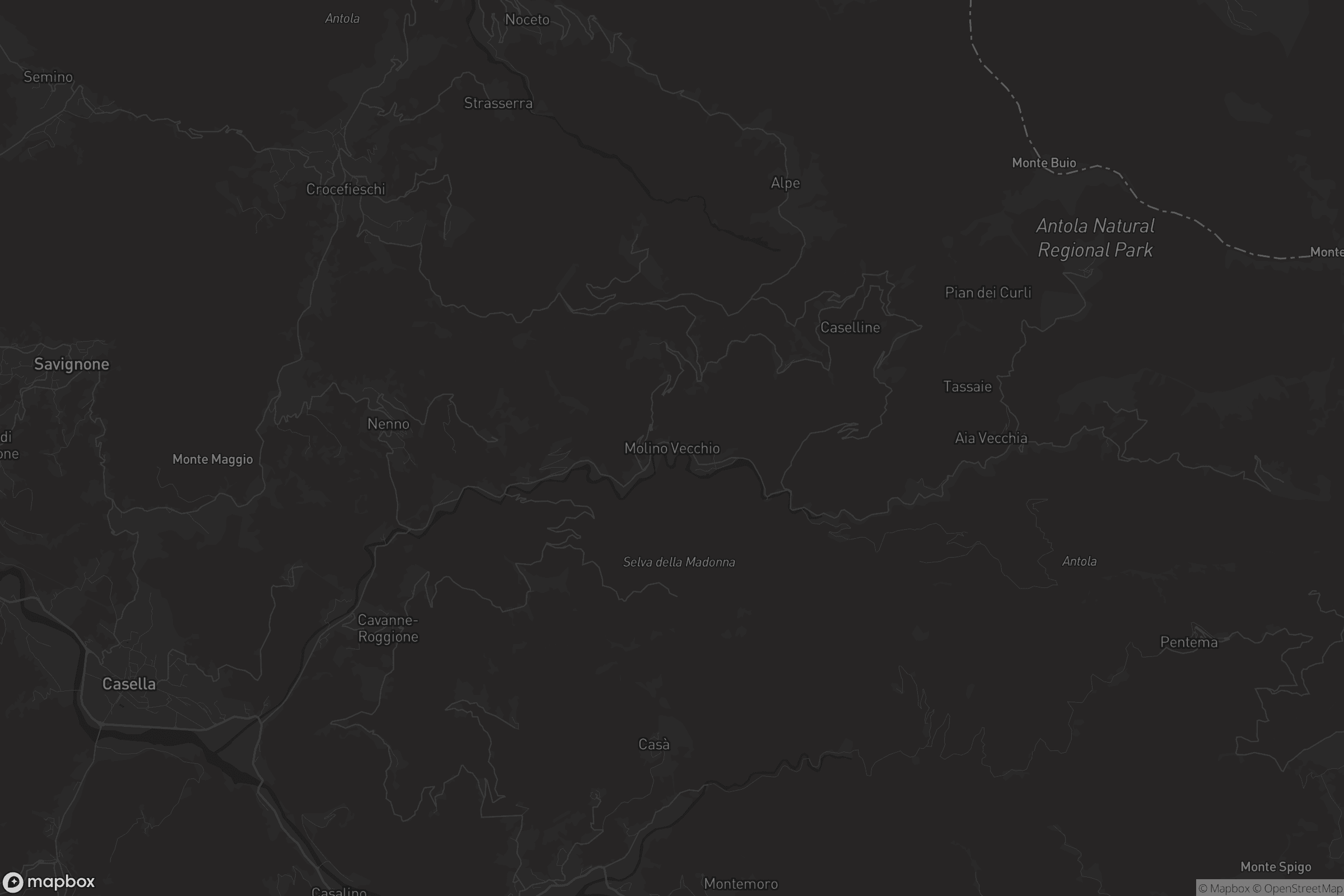 Mappa di Molino Vecchio