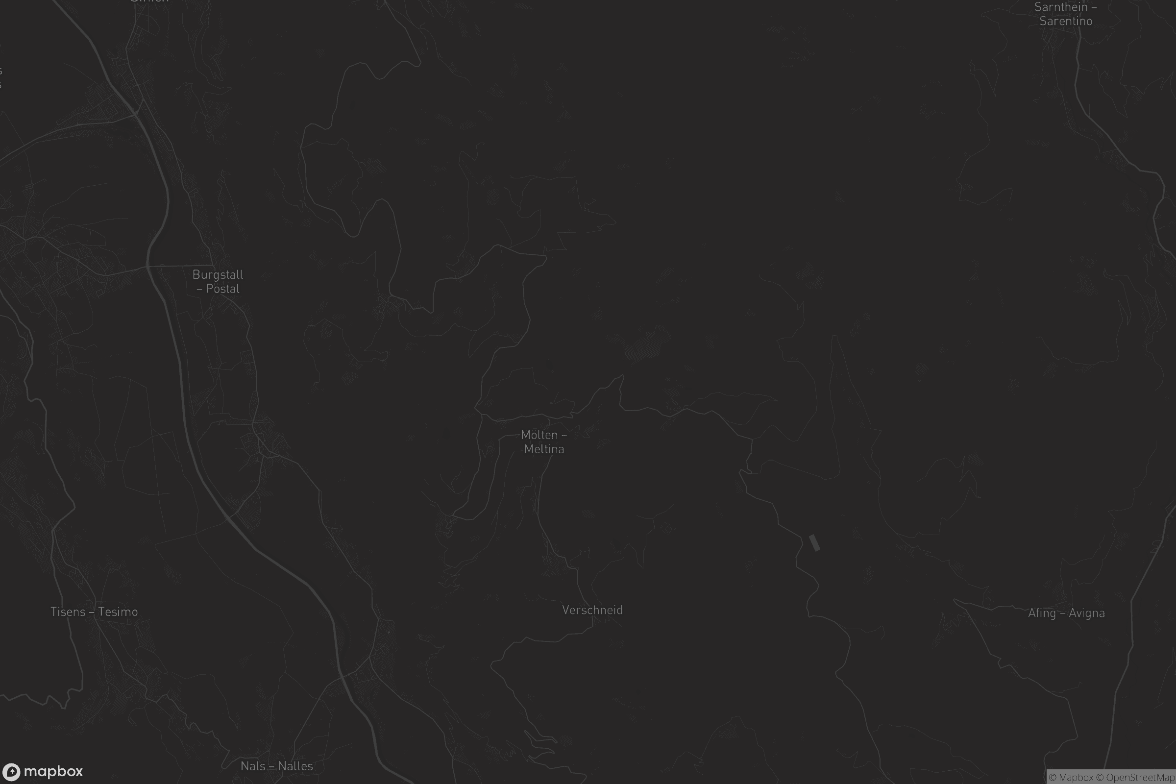 Mappa di Mölten - Meltina
