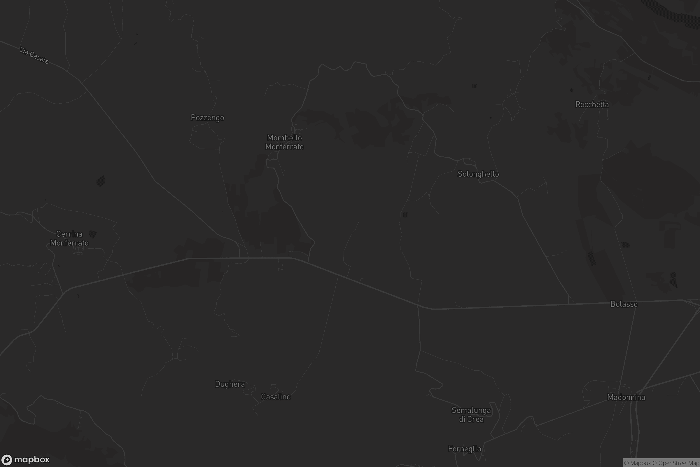 Mappa di Mombello Monferrato