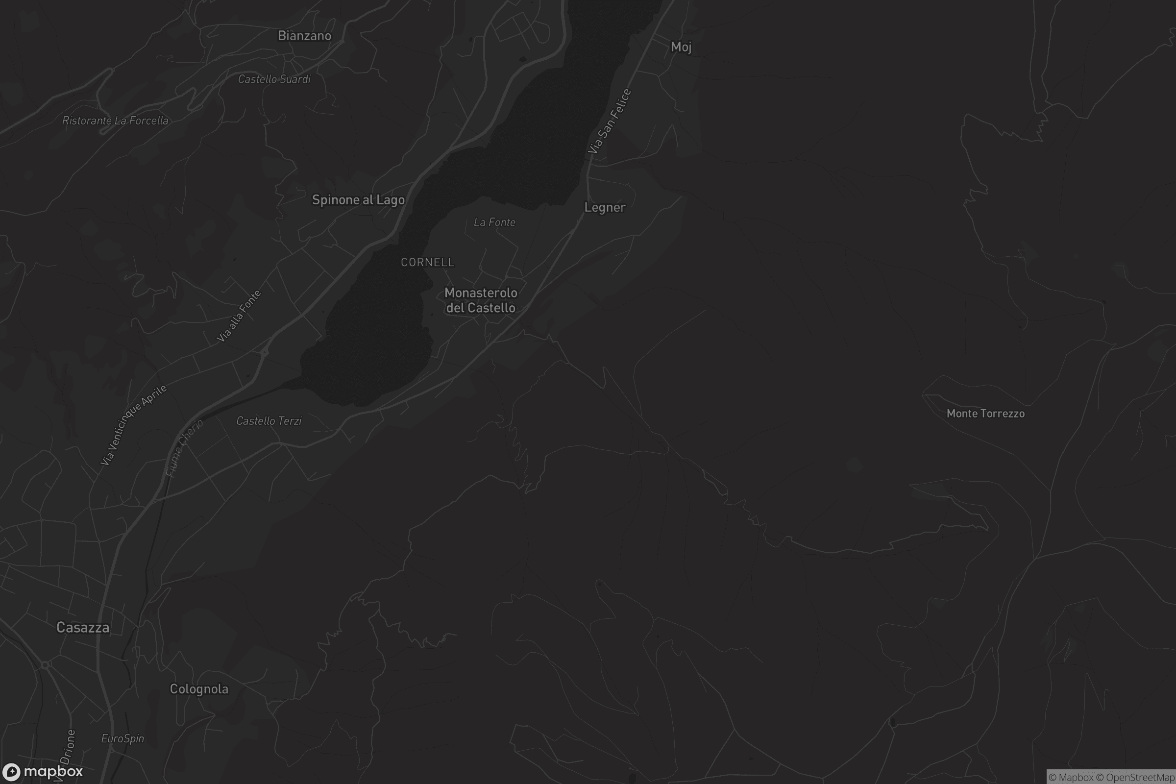 Mappa di Monasterolo del Castello
