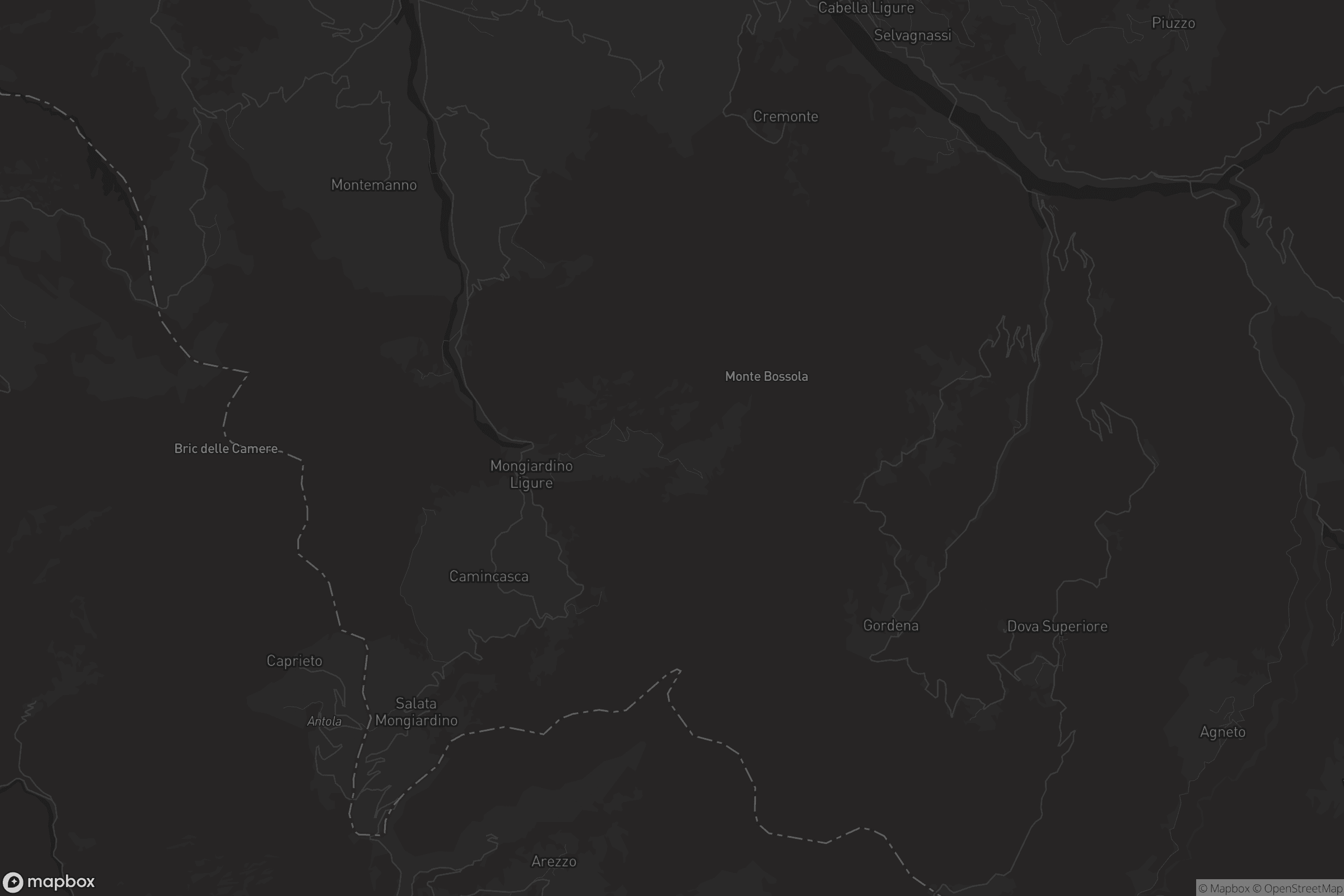 Mappa di Mongiardino Ligure