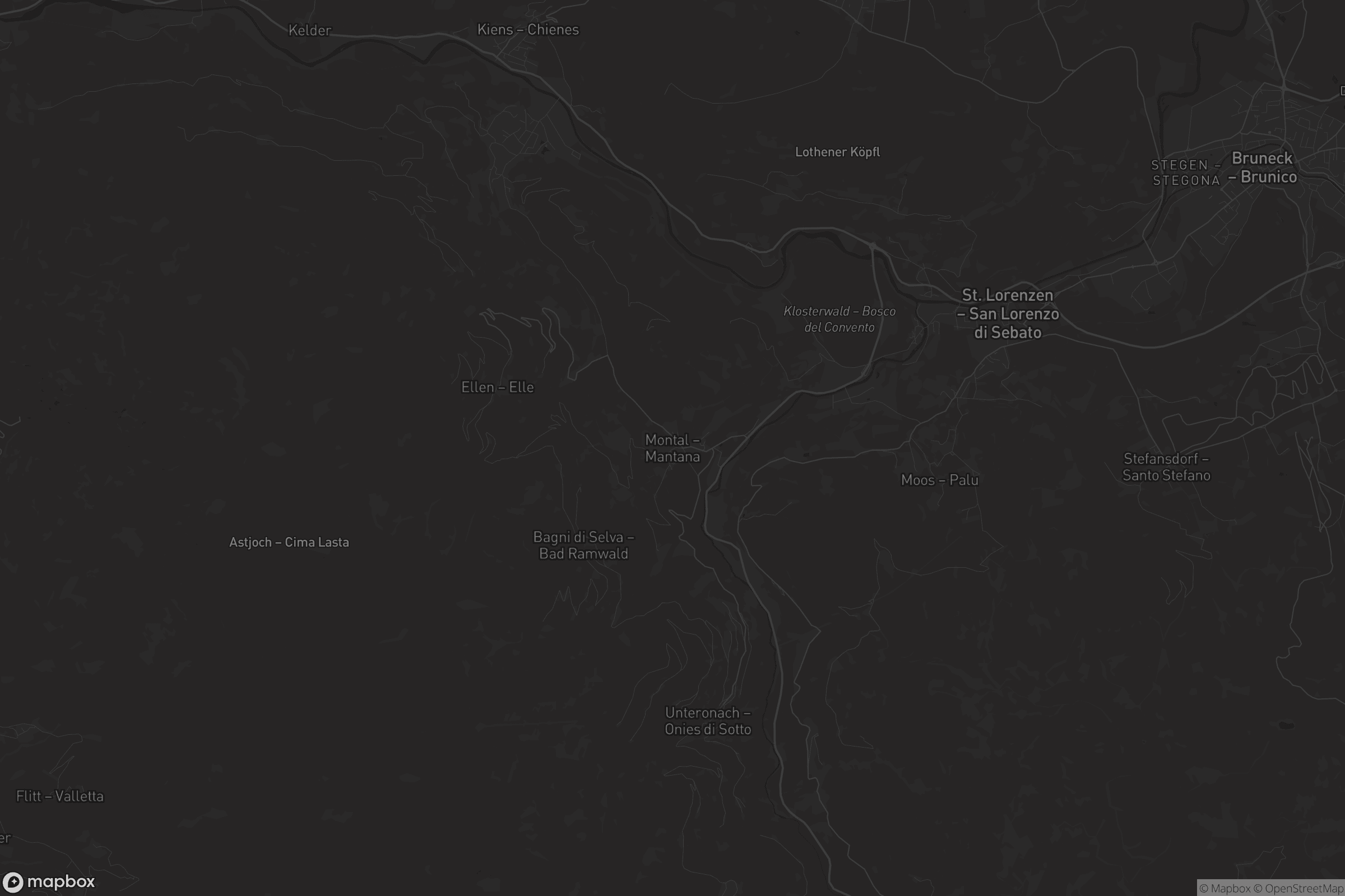 Mappa di Montal - Mantana