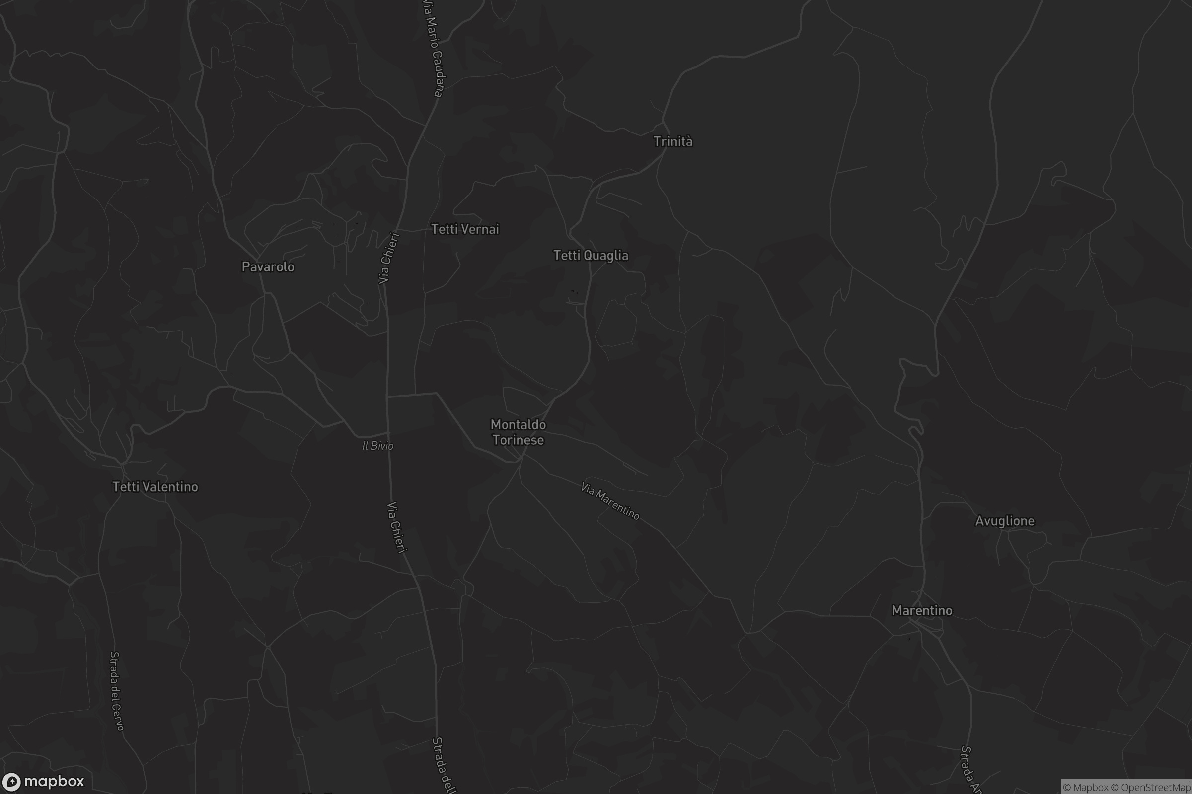 Mappa di Montaldo Torinese