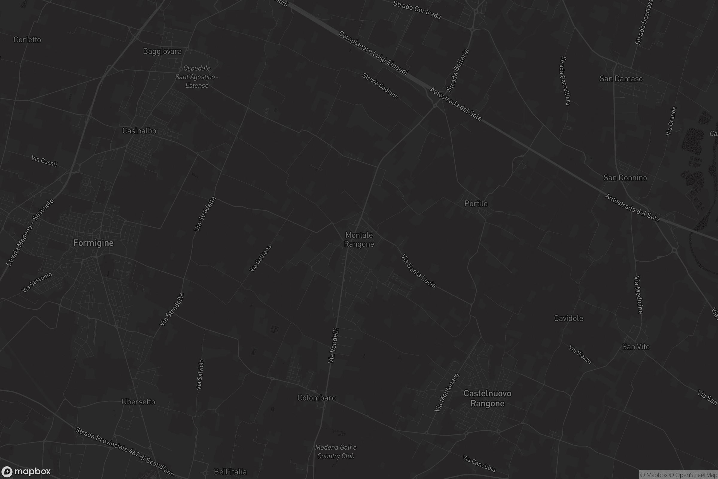 Mappa di Montale Rangone