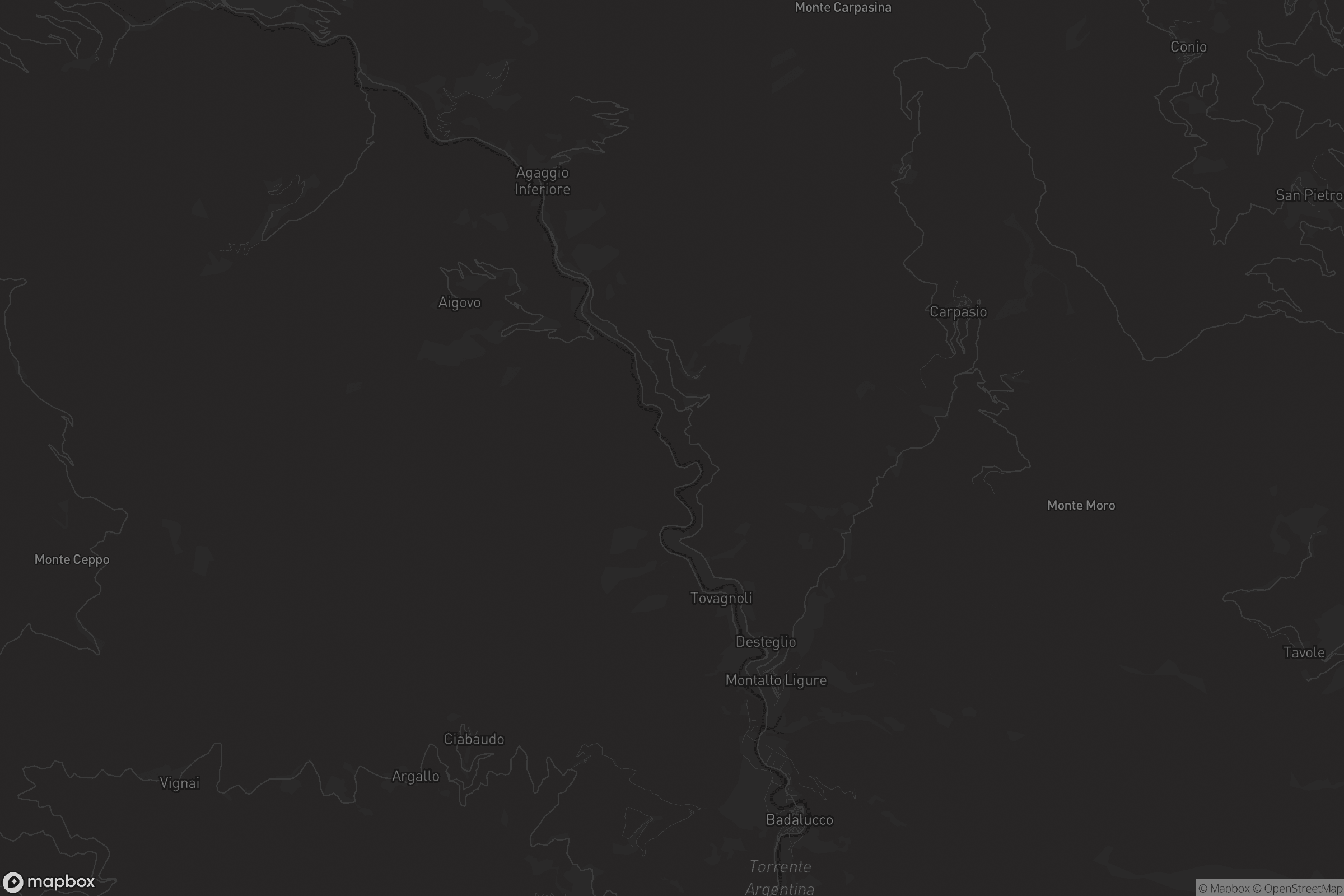 Mappa di Montalto Carpasio