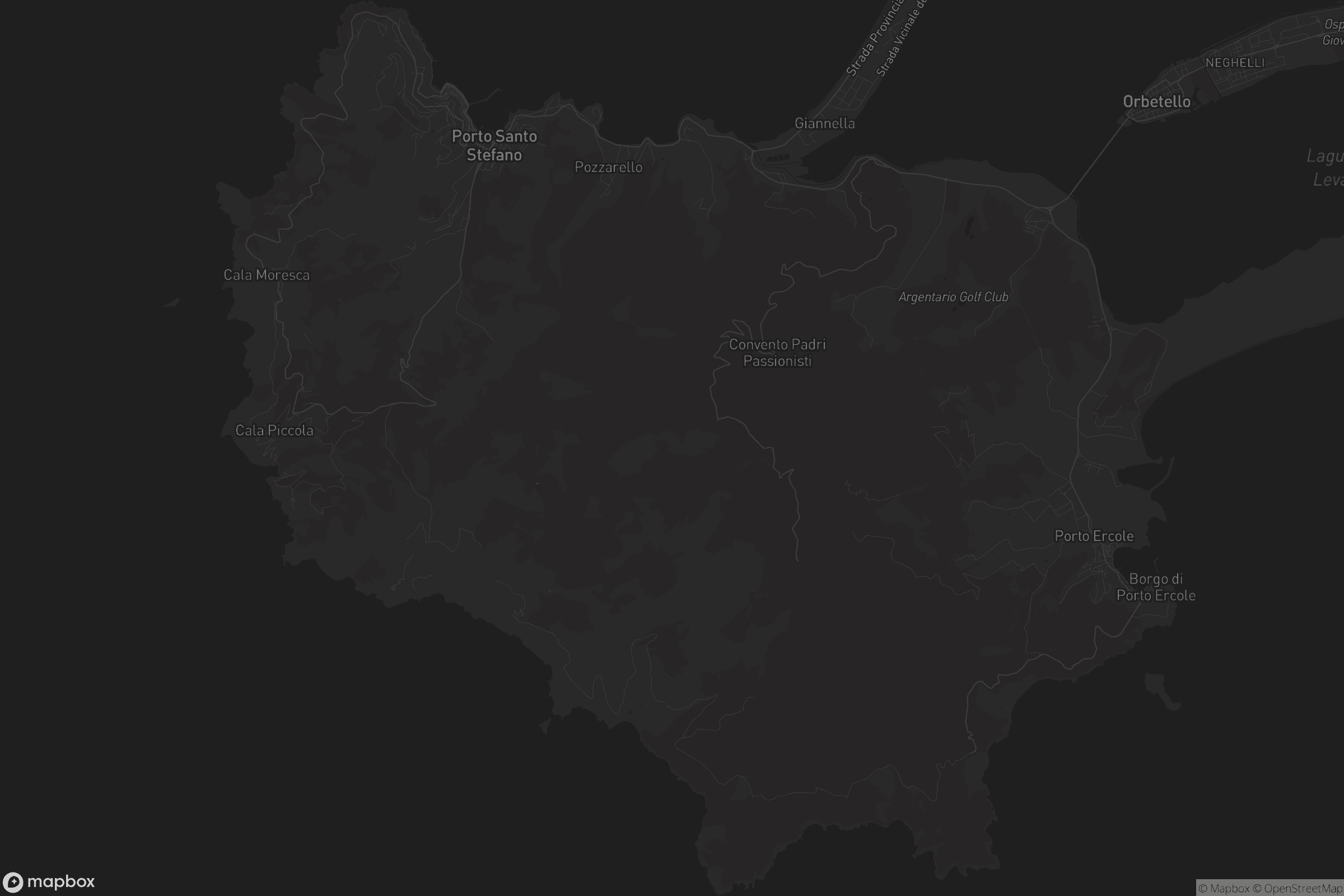 Mappa di Monte Argentario